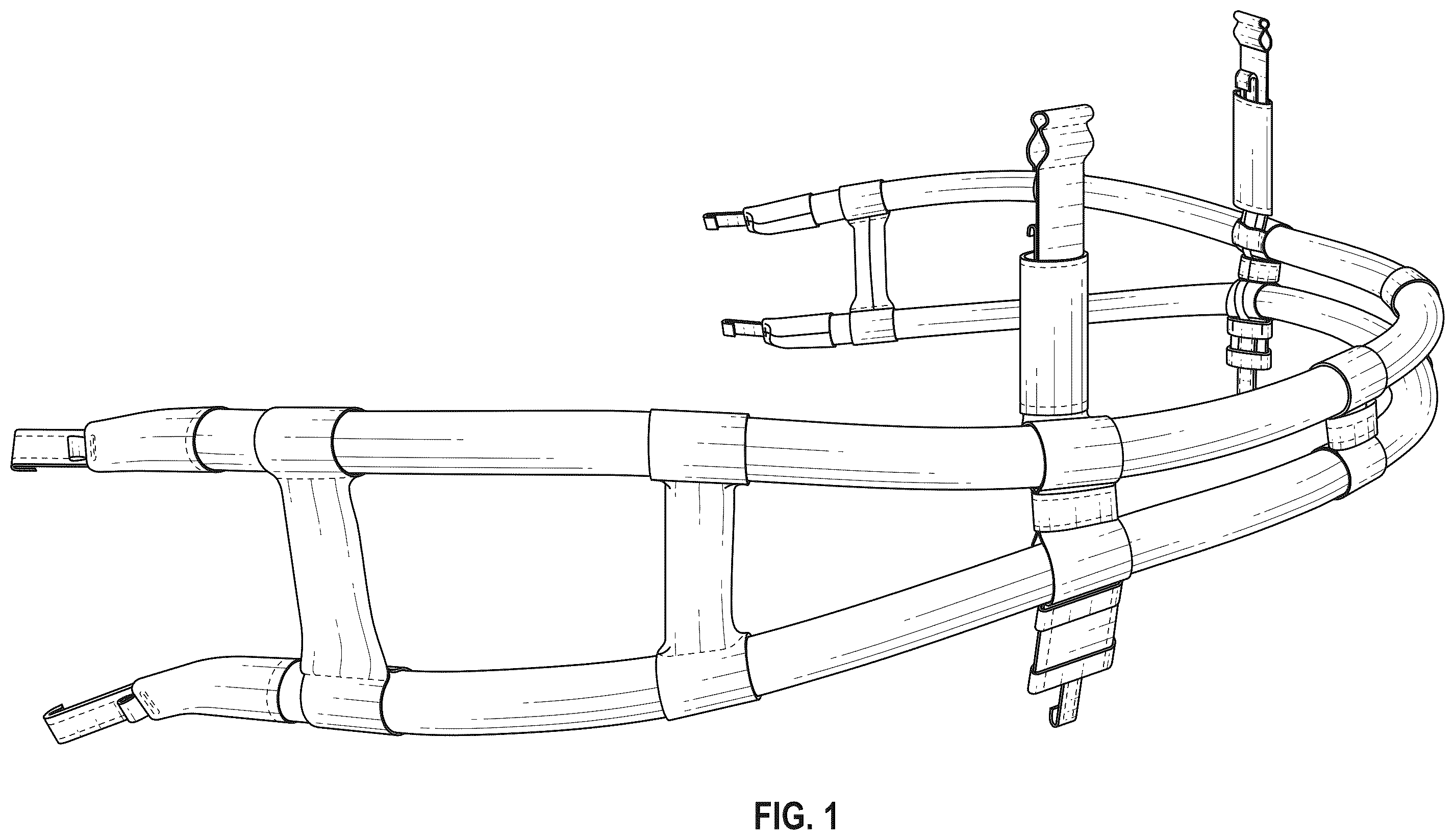 Patent USD1123744 Figure 1 – Adjustable car bumper protector