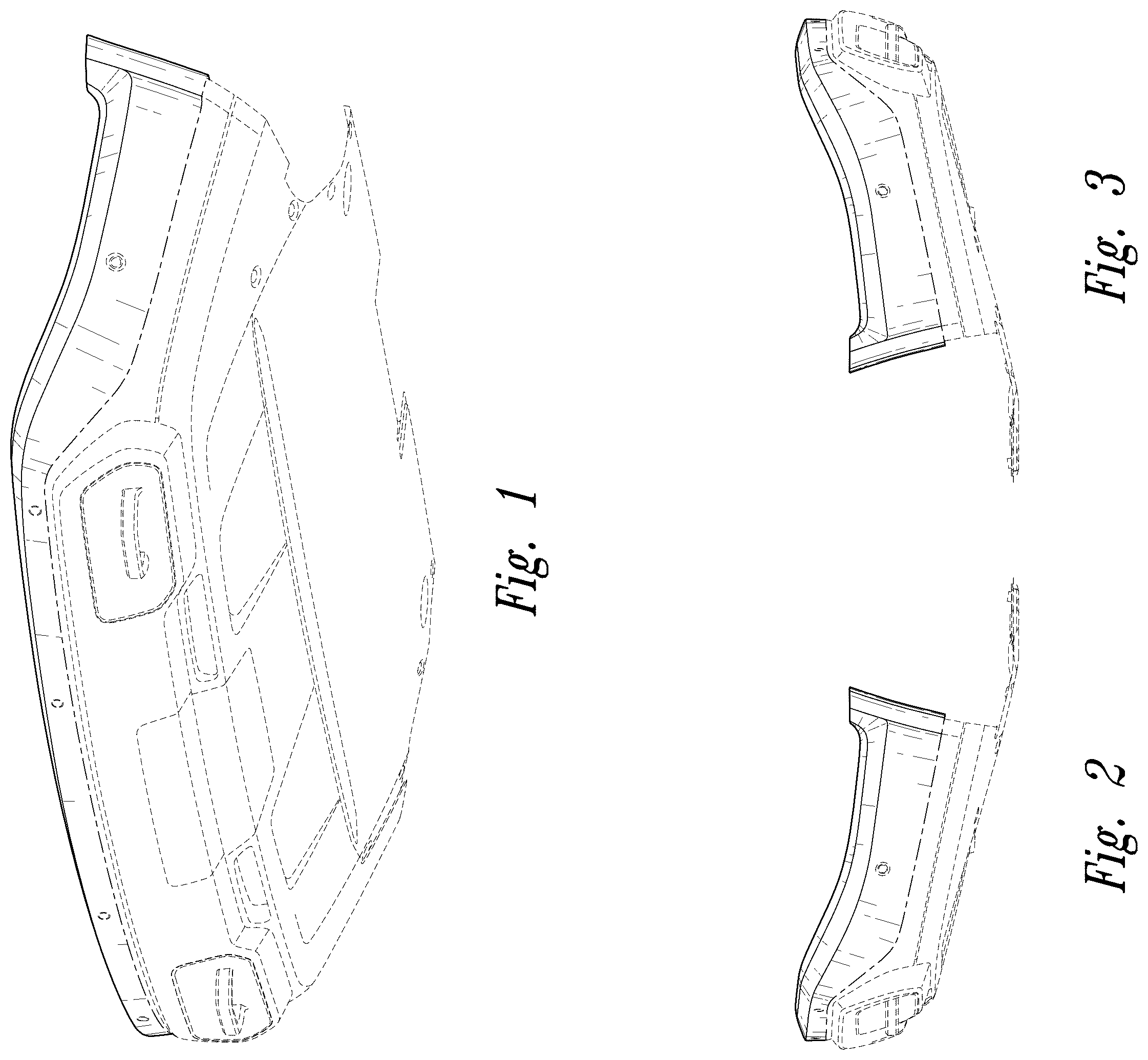 Patent USD1123745 — Vehicle bumper — Figure 1