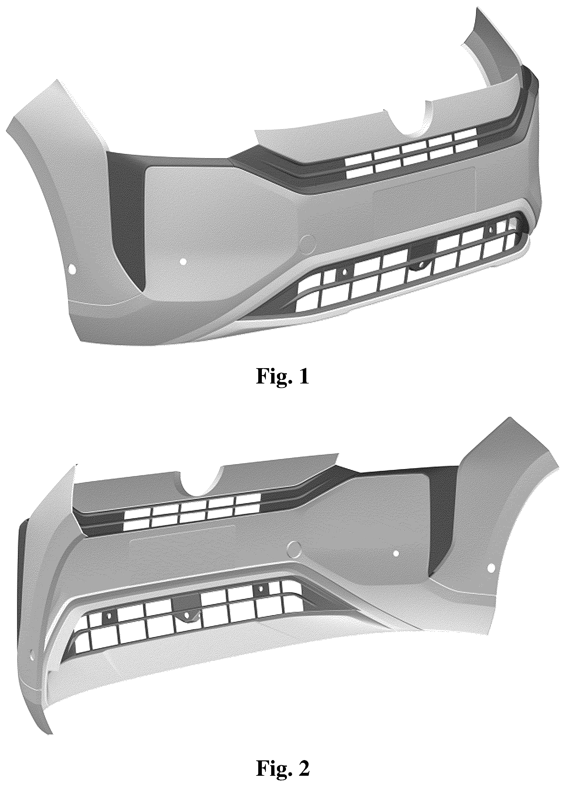 Patent USD1123749 — Vehicle bumper — Figure 1