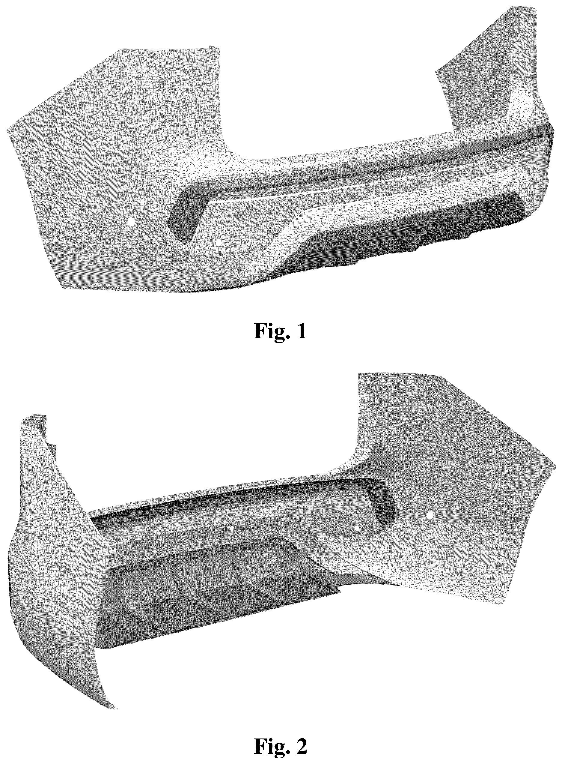 Patent USD1123750 — Vehicle bumper — Figure 1