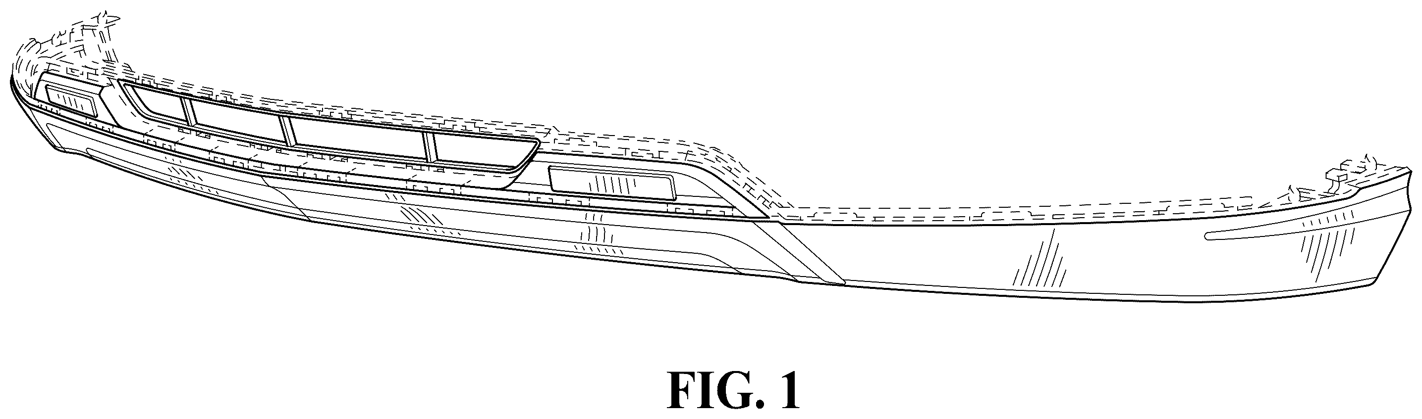 Patent USD1123753 — Vehicle front lower fascia — Figure 1
