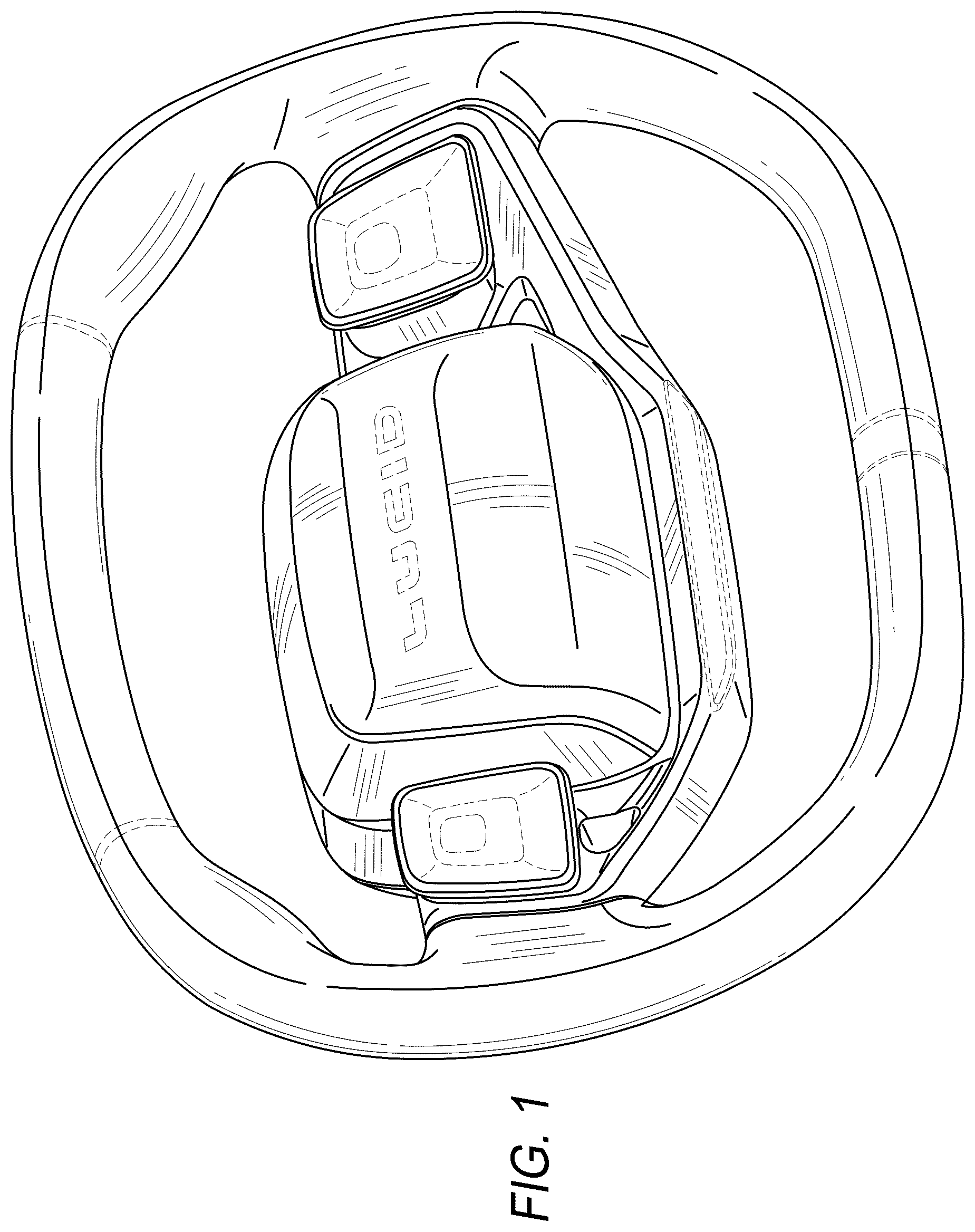 Patent USD1123756 — Steering wheel — Figure 1