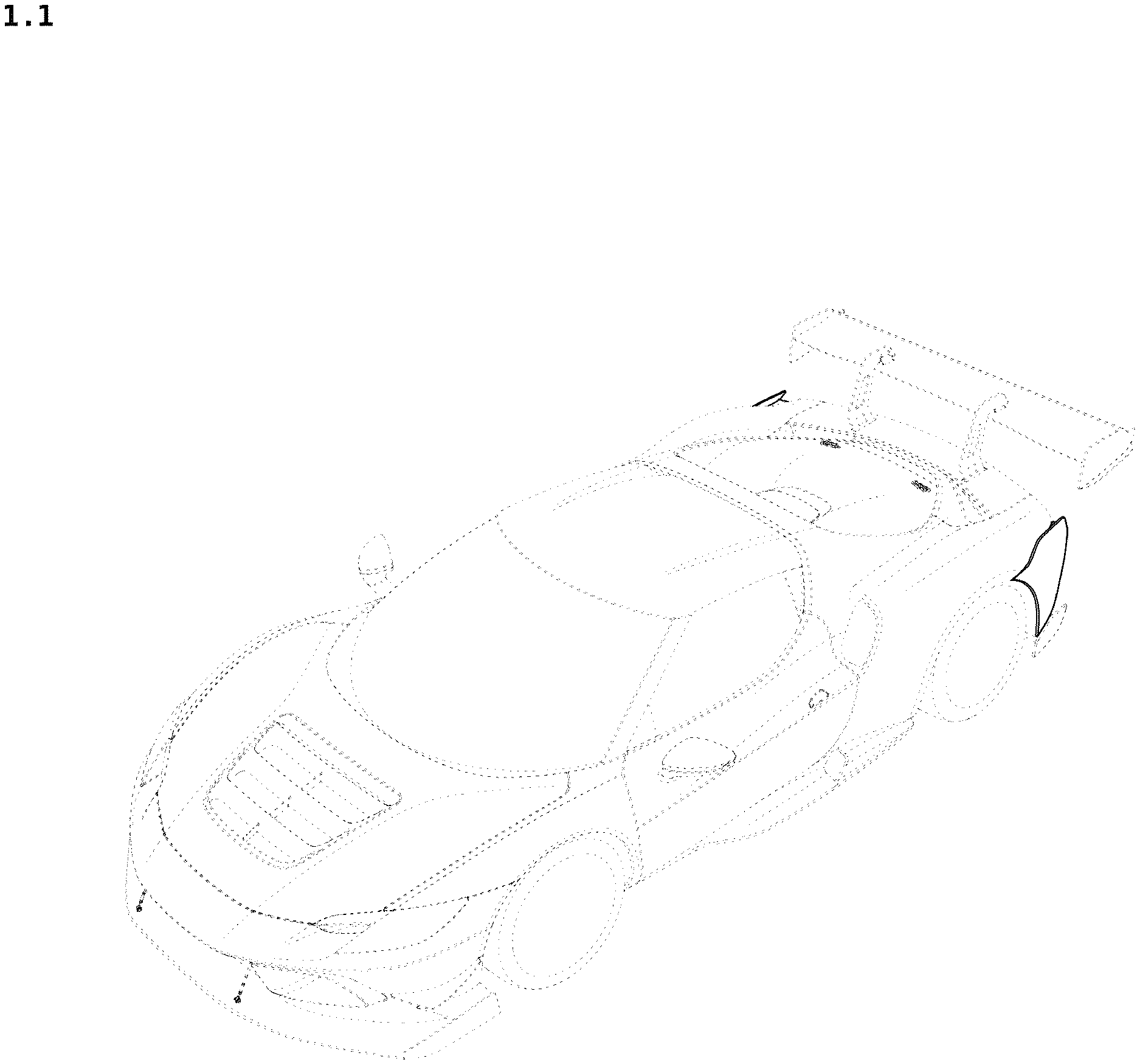 Patent USD1123760 — Rear deflector — Figure 1