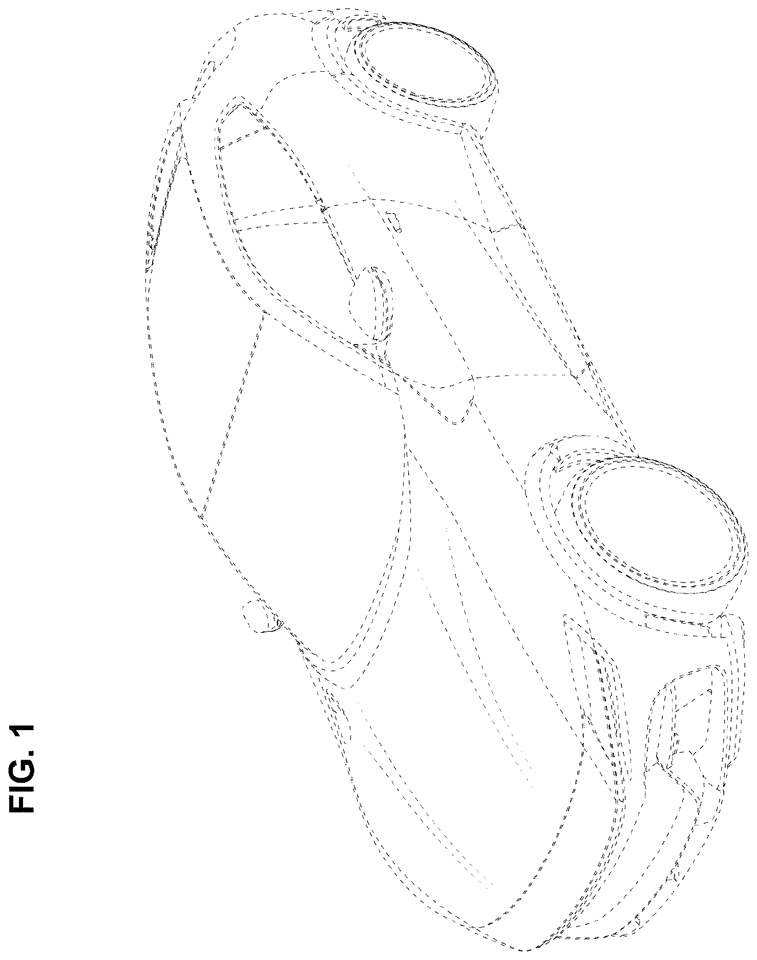 Patent USD1123771 — Vehicle rear exhaust tubes set — Figure 1