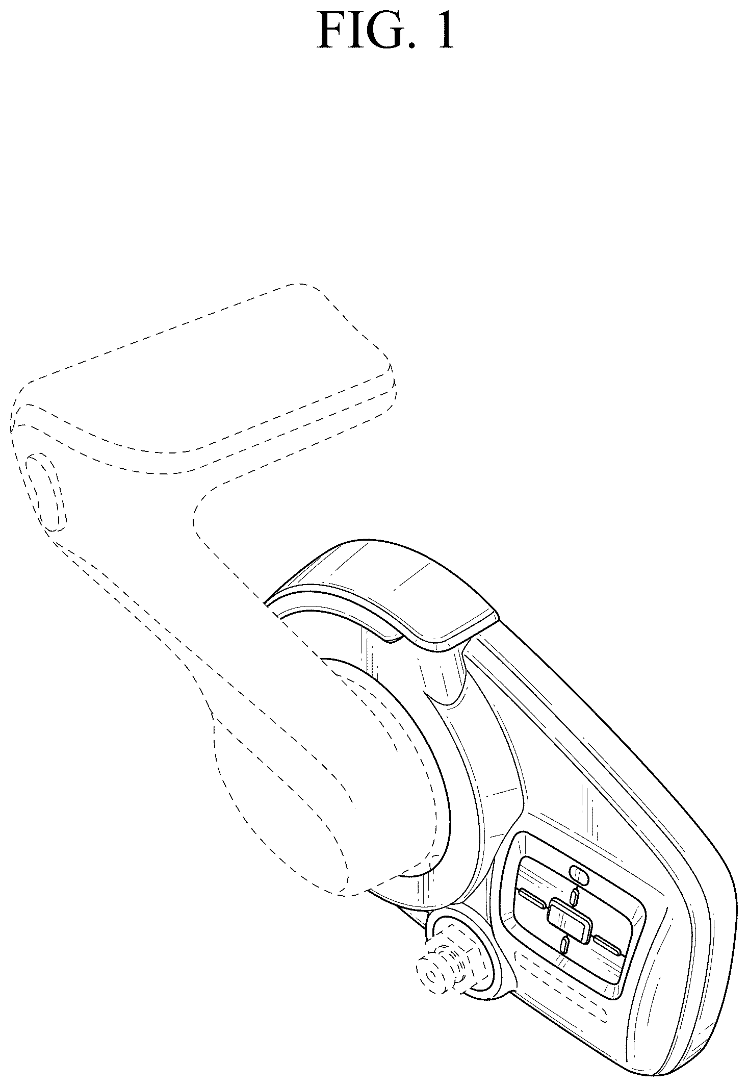 Patent USD1123783 — Remote controller for outboard motor — Figure 1