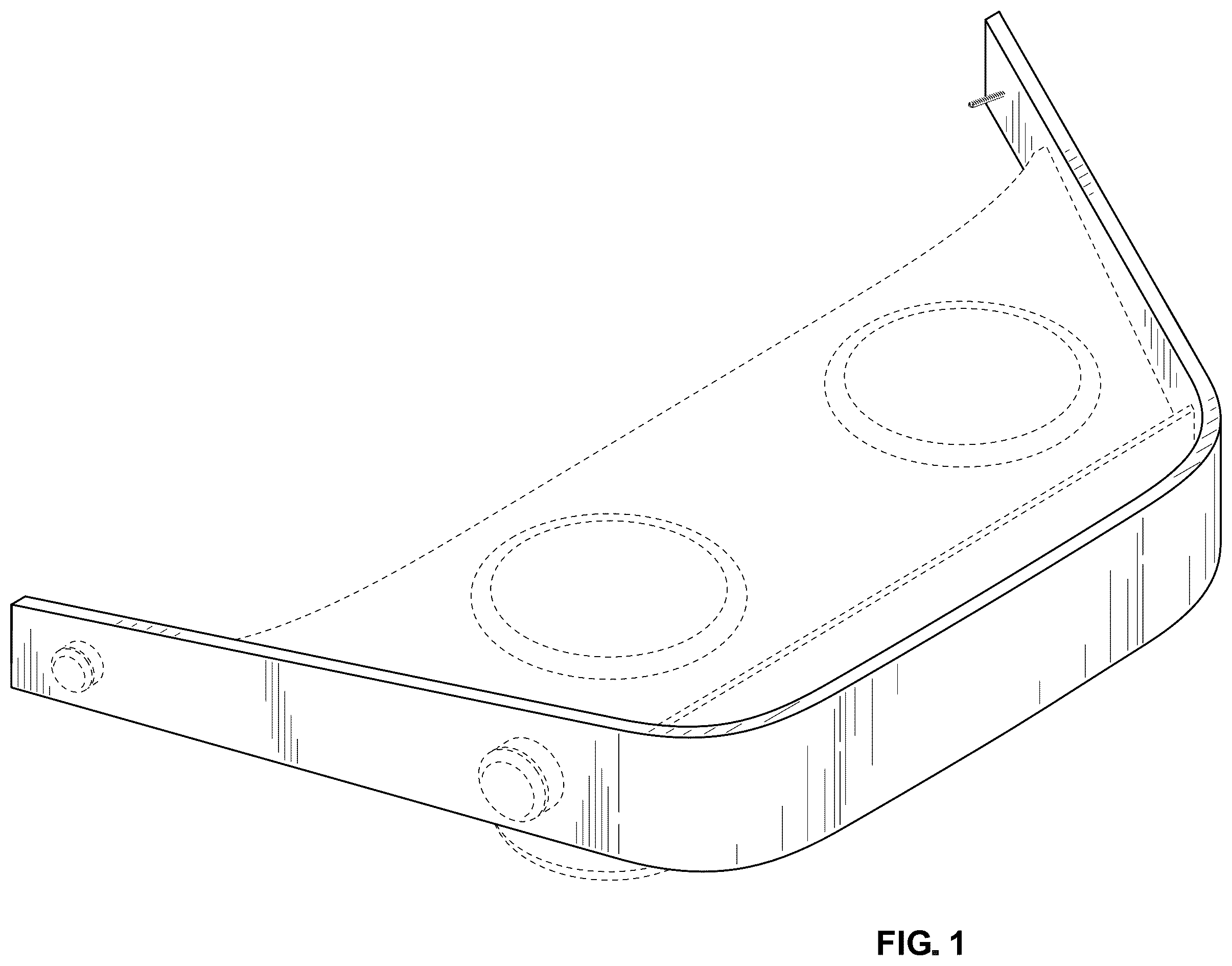 Patent USD1123789 — Vehicle cup holder — Figure 1