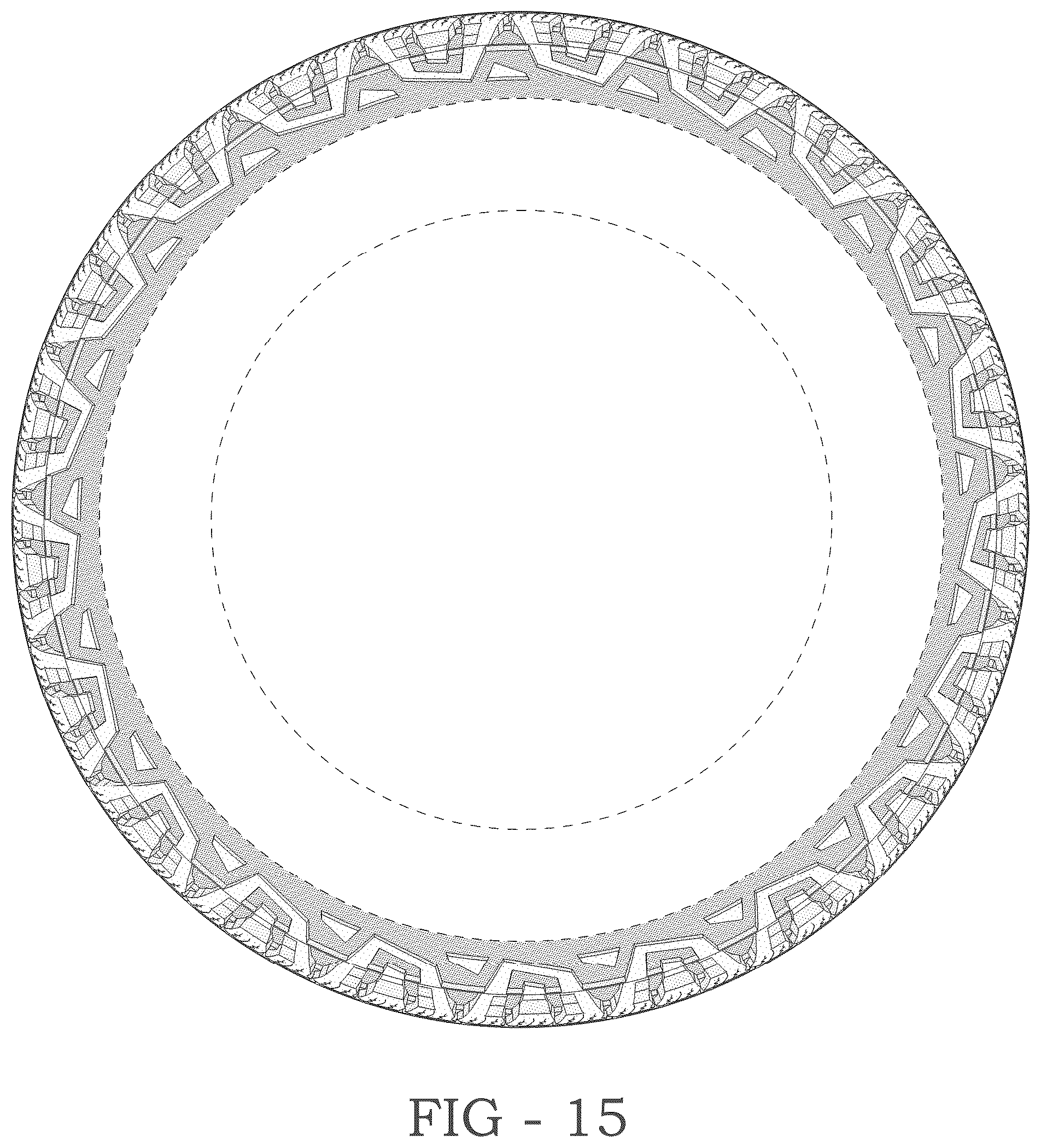 Patent USD1123799 Figure 15 – Tire