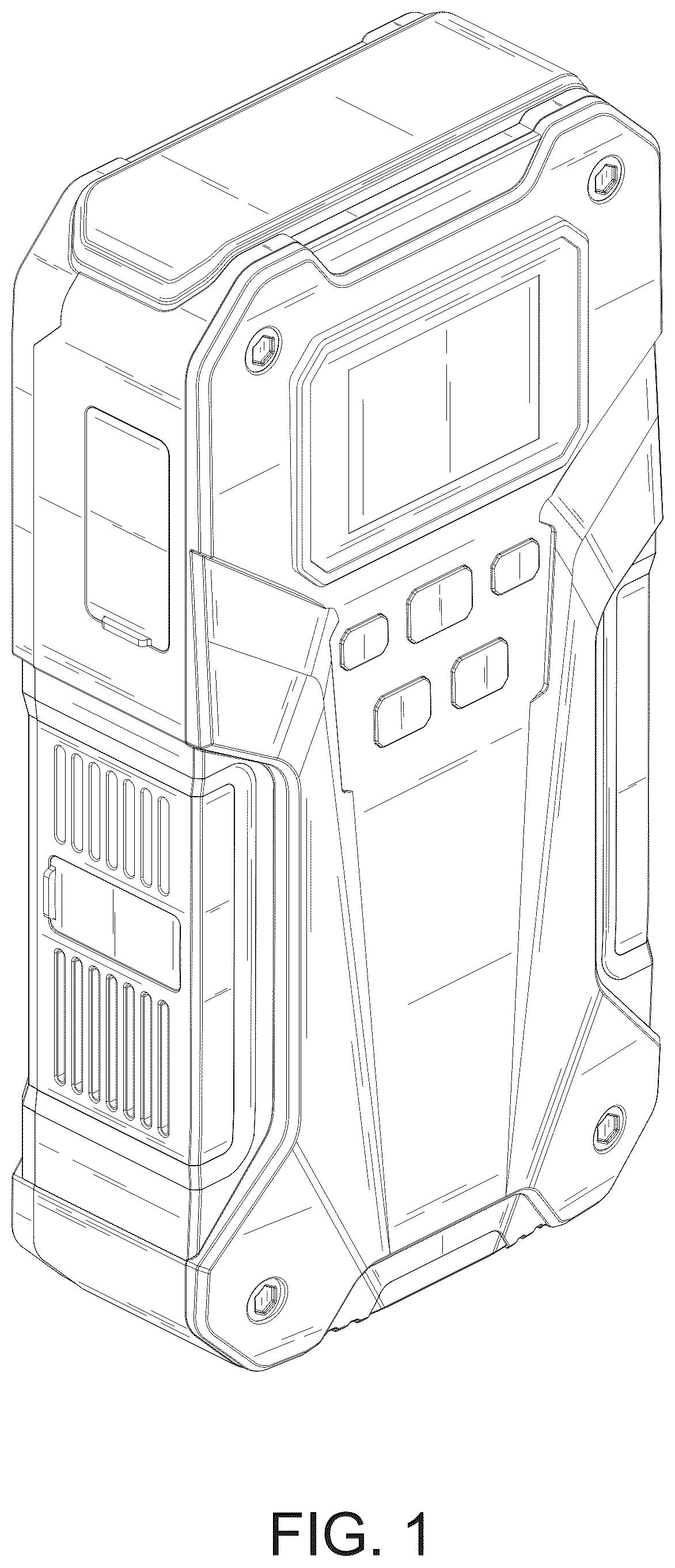 Patent USD1123833 — Jump starter — Figure 1