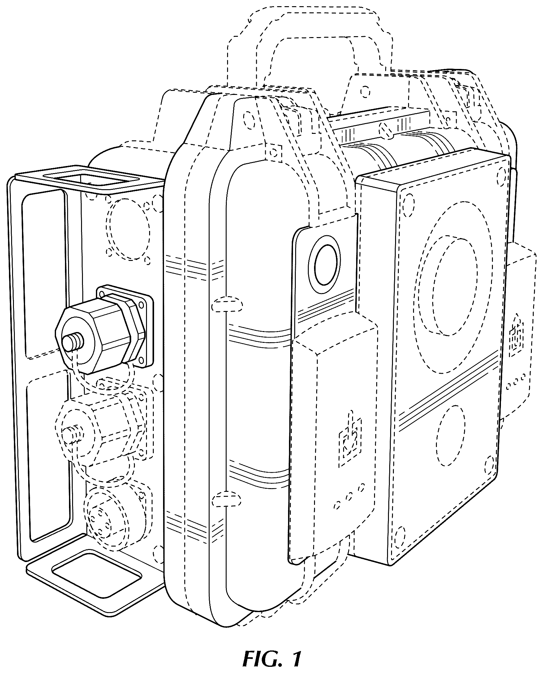 Patent USD1123851 — Hub case — Figure 1