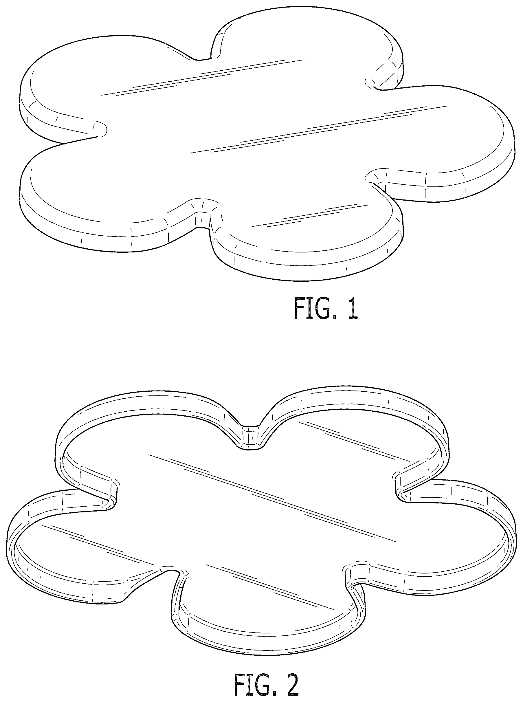 Patent USD1123853 — 5-petal flower shaped cover for wireless charger — Figure 1