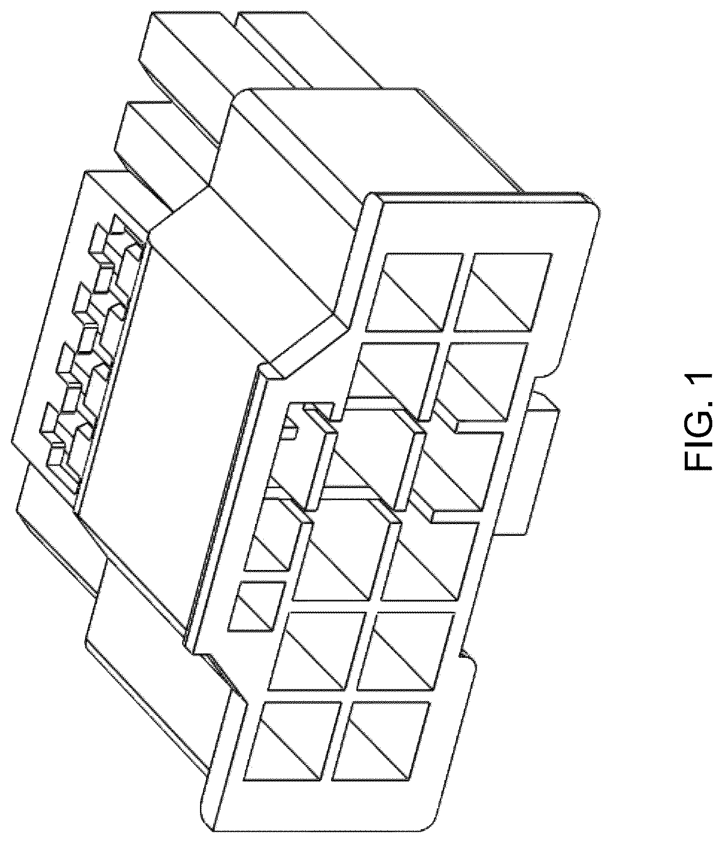 Patent USD1123856 — Electronic connector — Figure 1