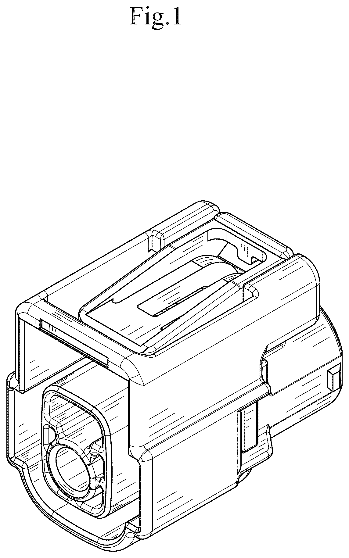 Patent USD1123860 — Housing for electrical connector — Figure 1