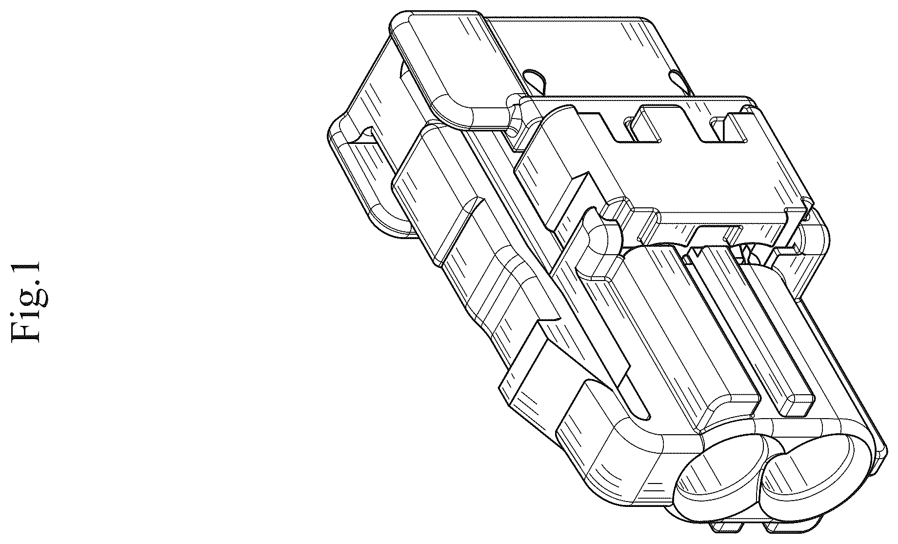Patent USD1123861 — Housing for electrical connector — Figure 1
