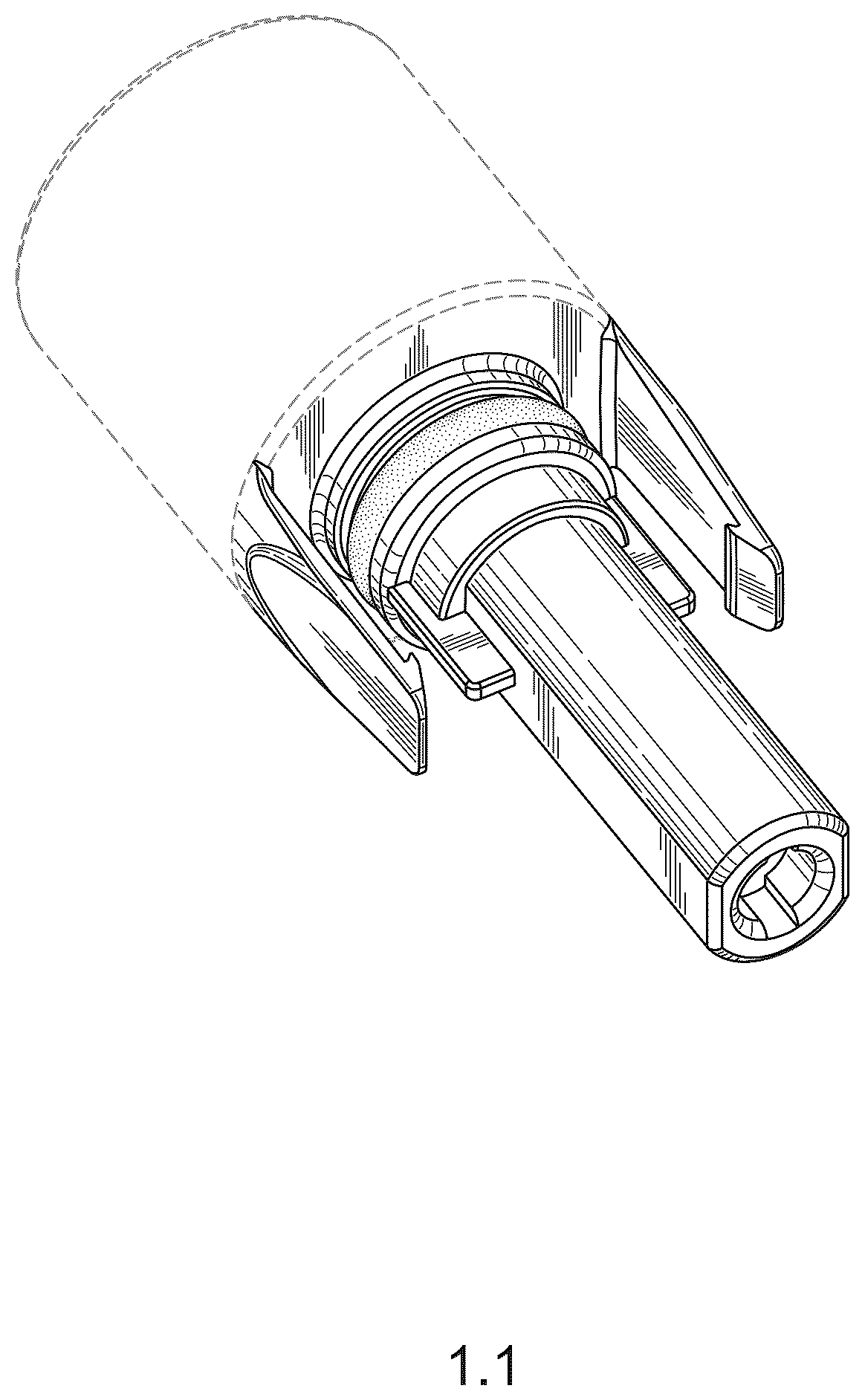Patent USD1123863 — Electrical connector — Figure 1