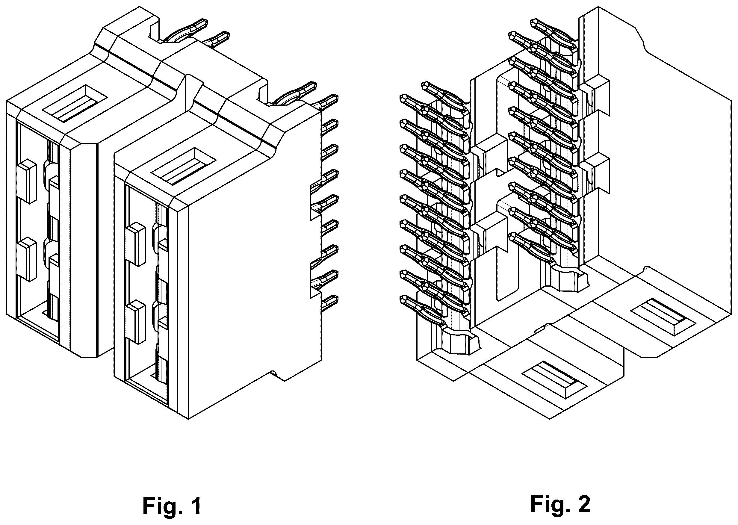 Patent USD1123872 — Electrical power connector — Figure 1