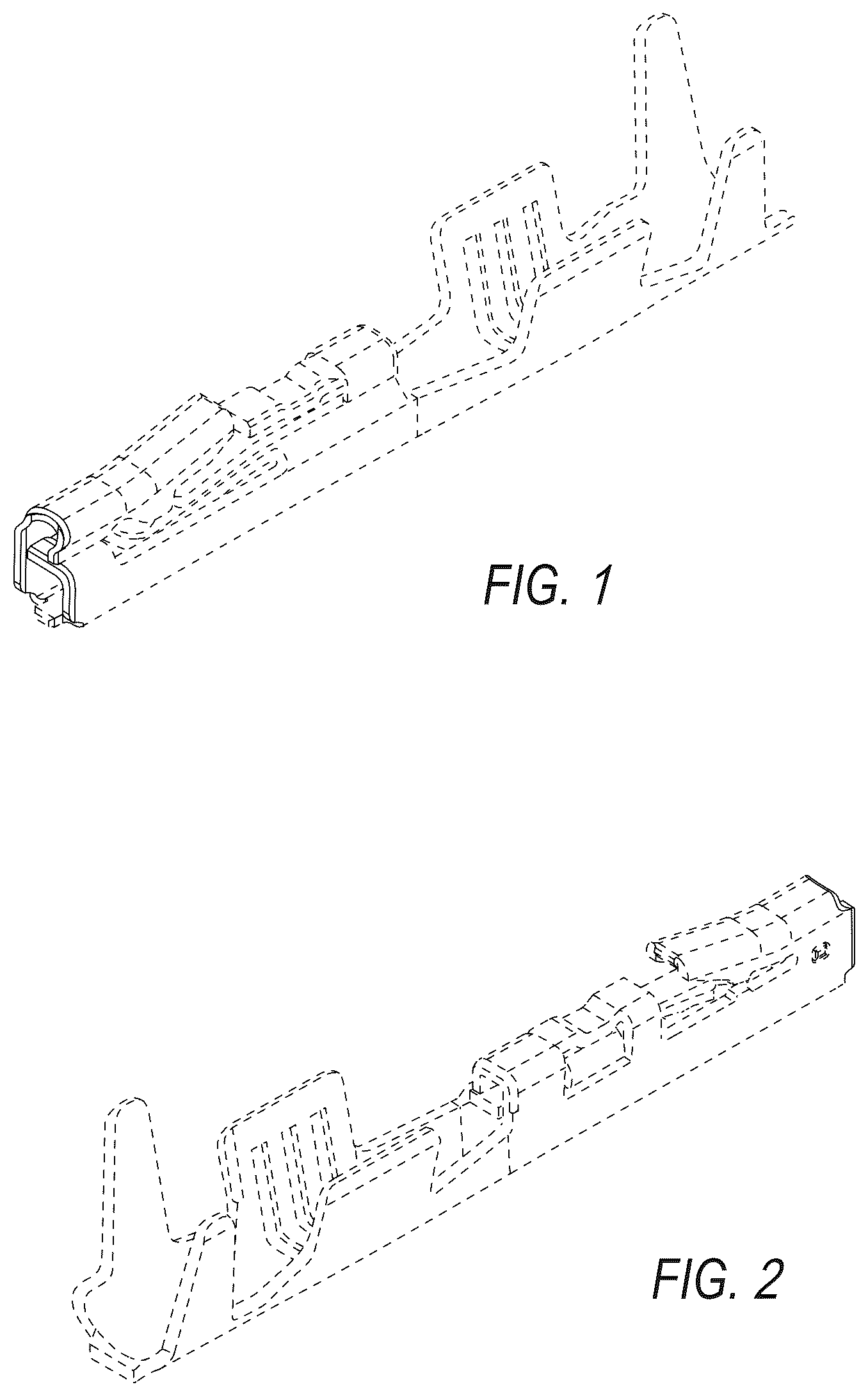 Patent USD1123878 Figure 1 – Electrical female terminal