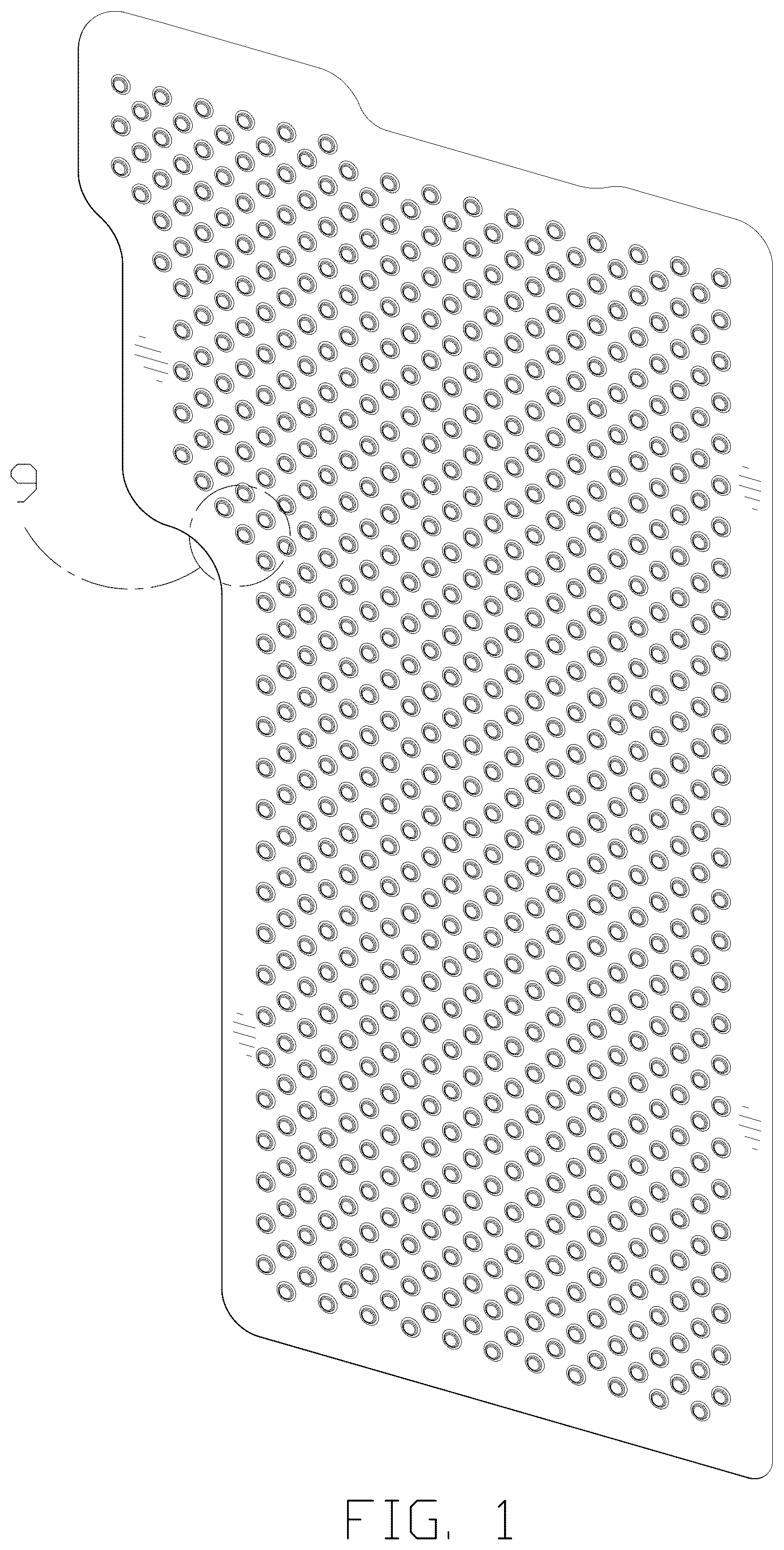 Patent USD1123884 Figure 1 – Vapor chamber