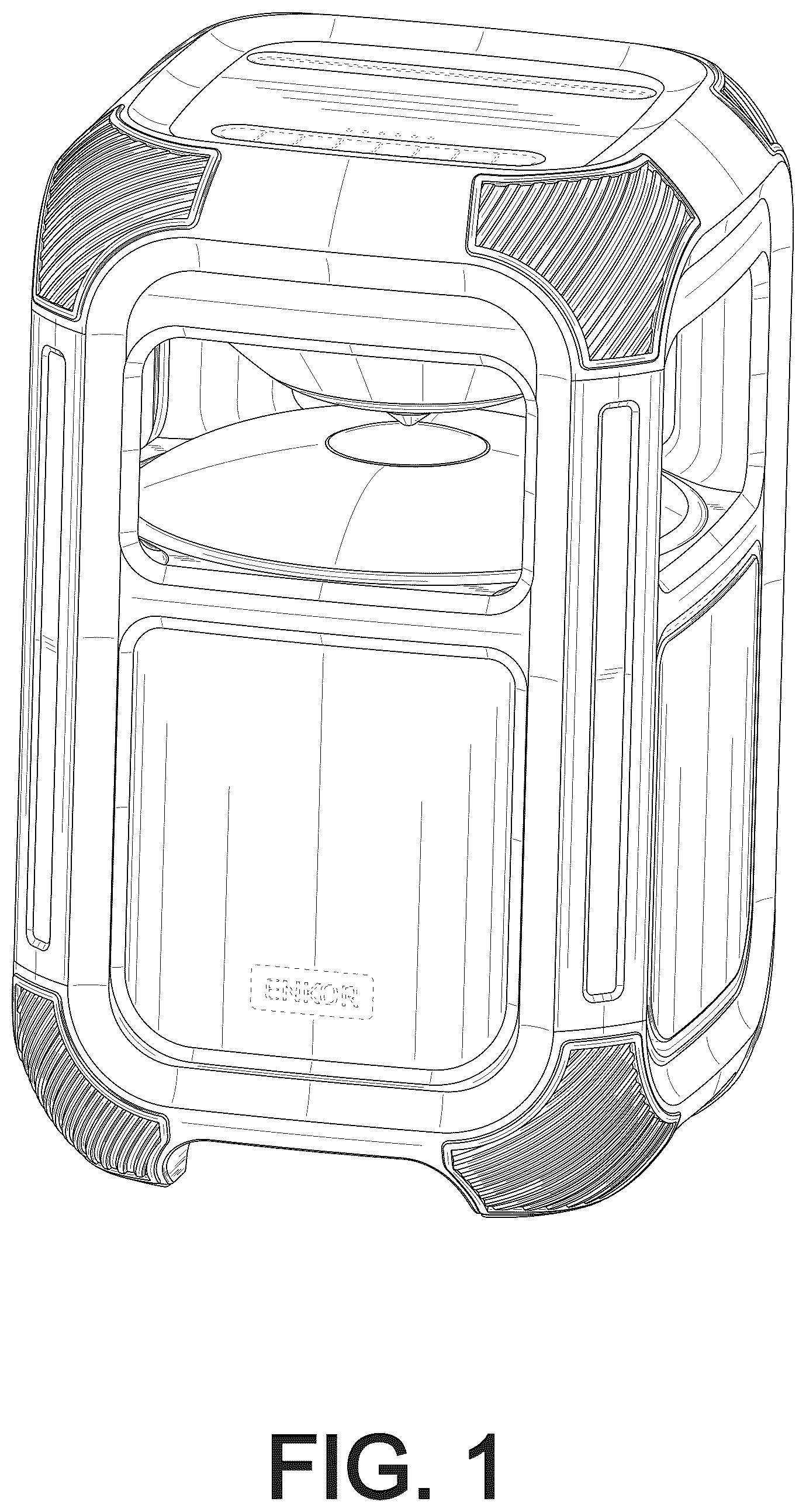 Patent USD1123893 — Speaker — Figure 1