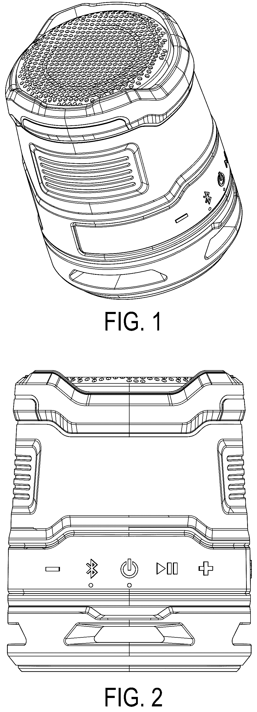 Patent USD1123900 — Speaker — Figure 1