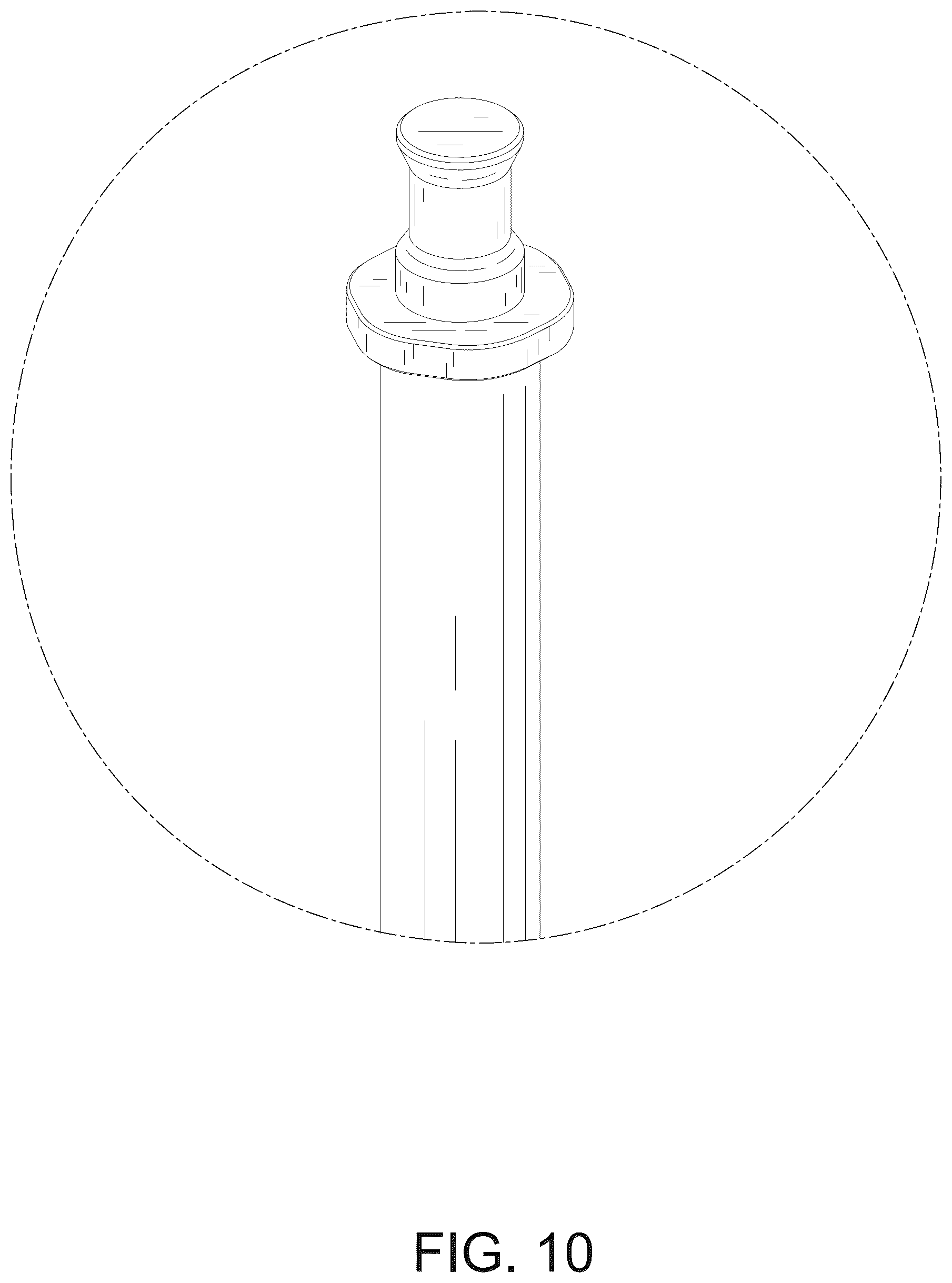 Patent USD1123907 Figure 10 – Microphone stand