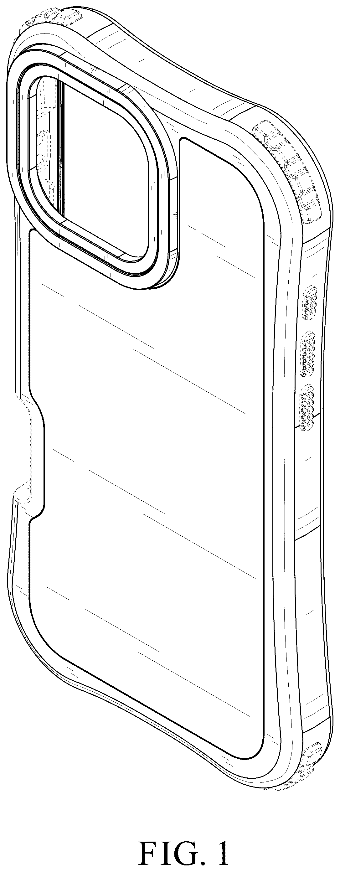 Patent USD1123911 — Phone case — Figure 1