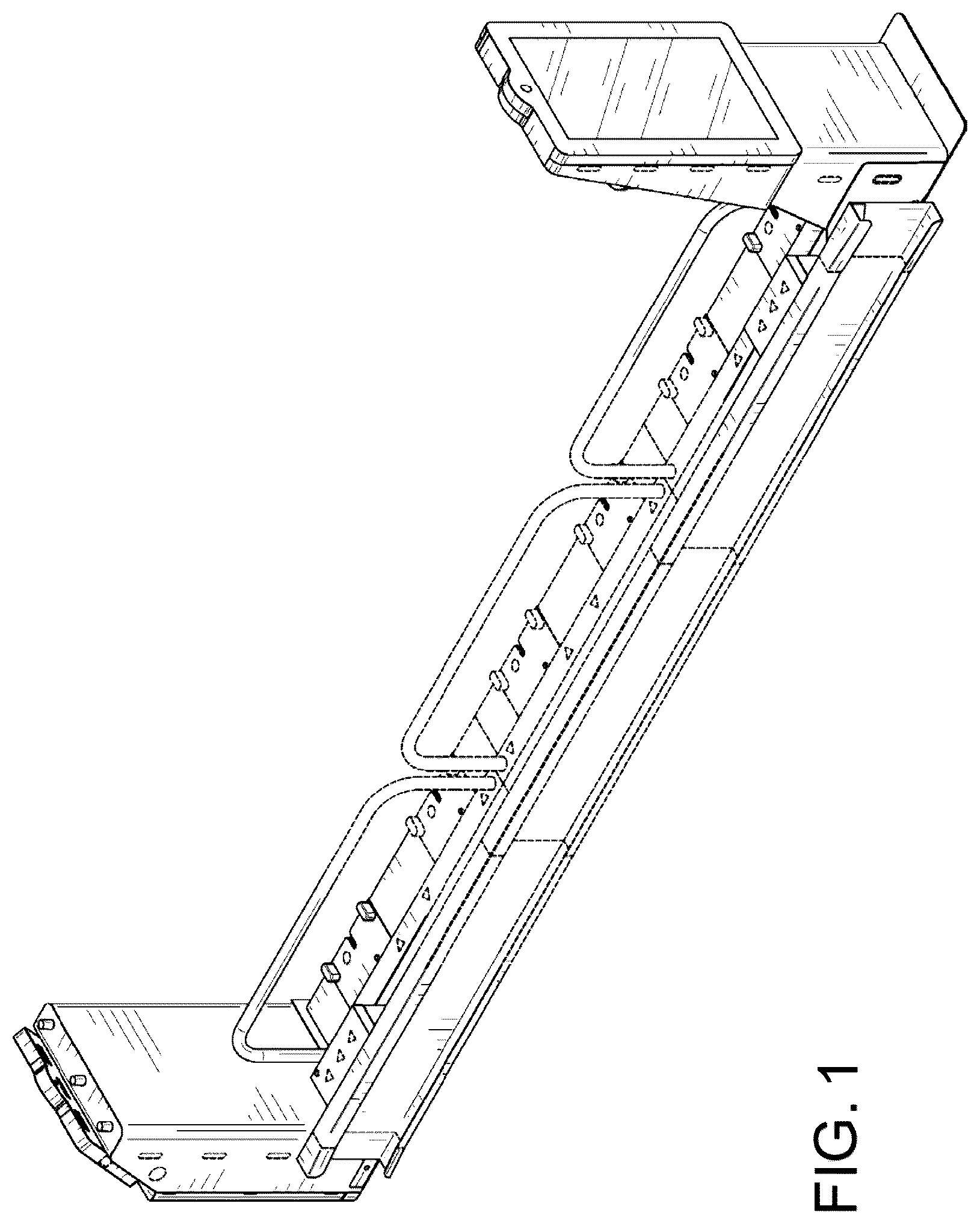 Patent USD1123917 — Stroller kiosk system — Figure 1
