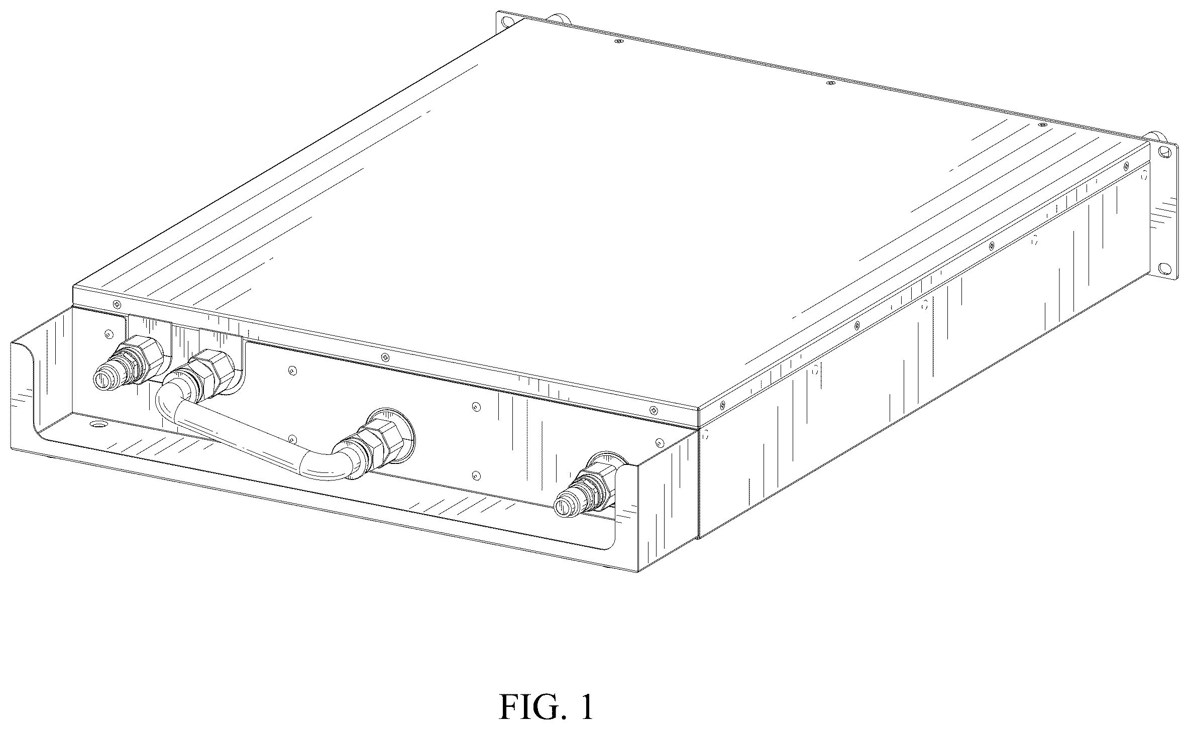 Patent USD1123918 — Modular liquid cooled server — Figure 1