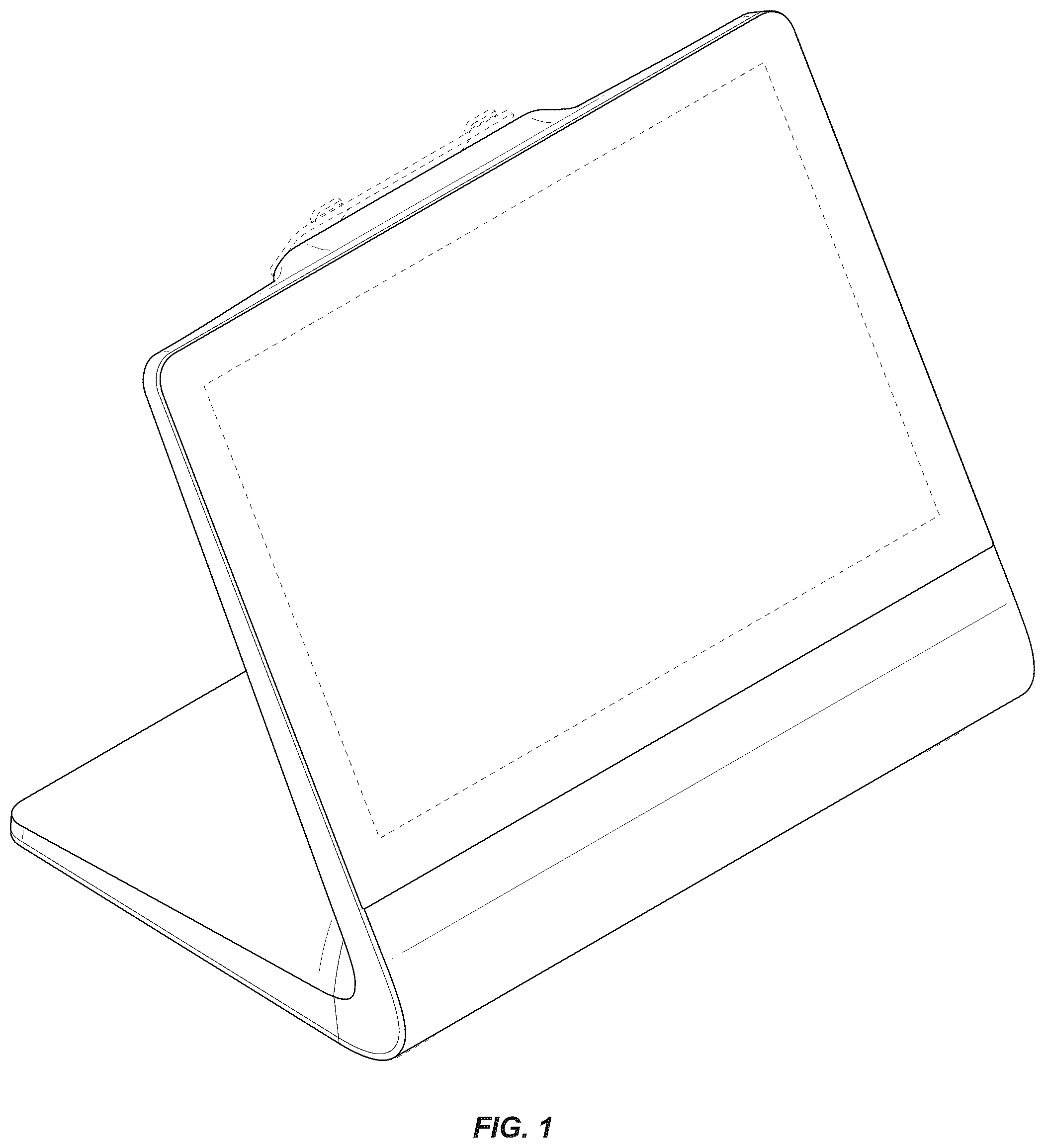 Patent USD1123923 — Display stand and/or stand with display — Figure 1