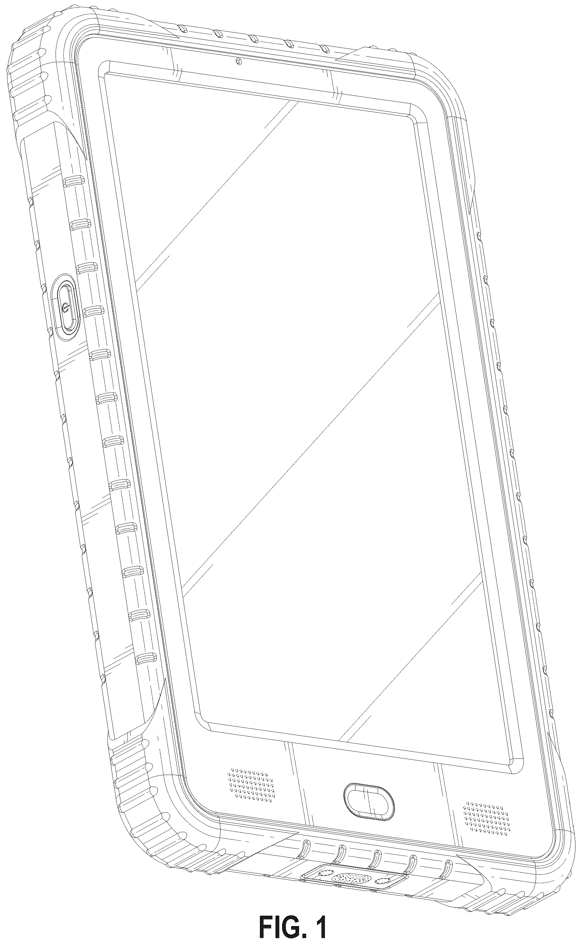 Patent USD1123925 — Tablet computer — Figure 1
