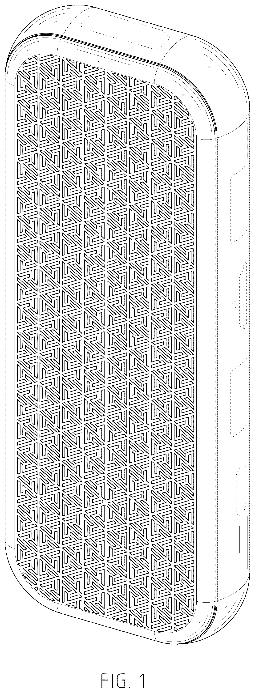 Patent USD1123929 — Portable cloud terminal — Figure 1