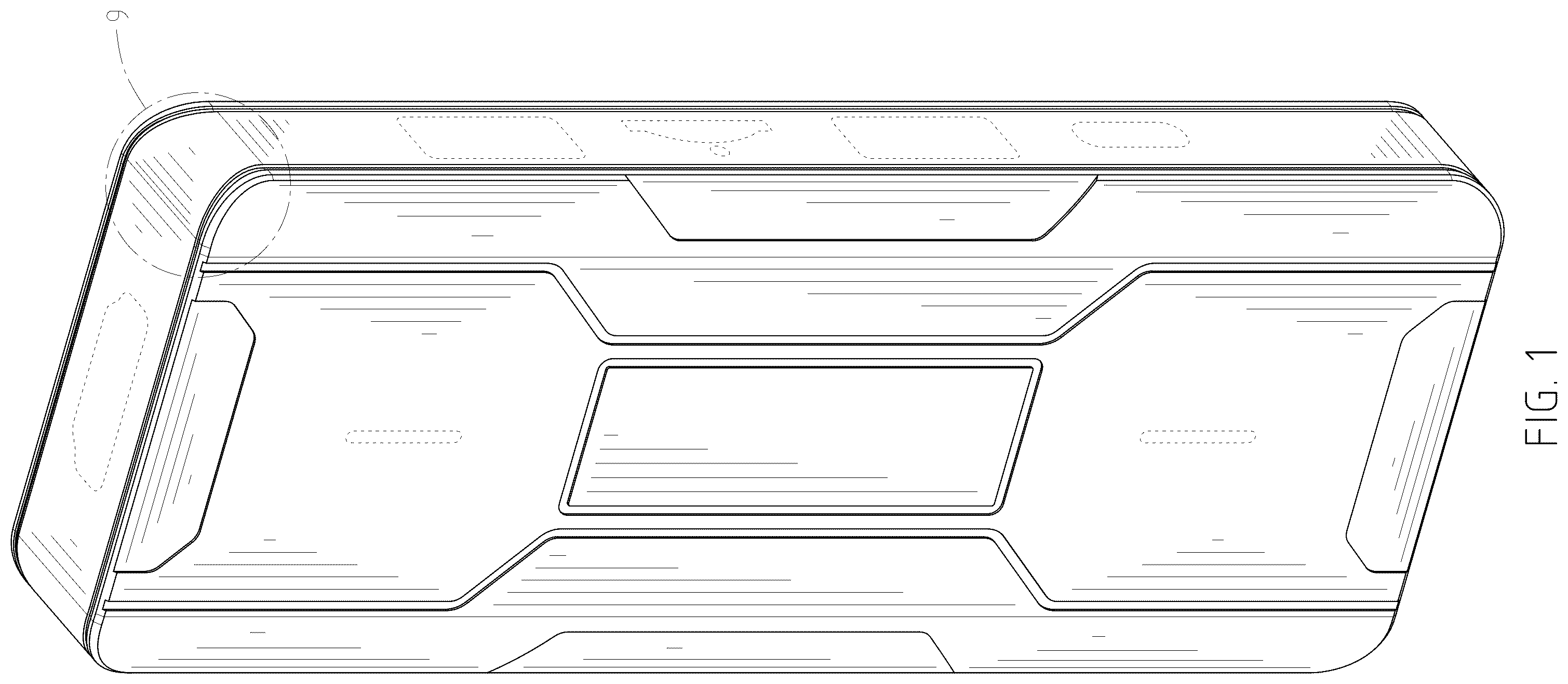 Patent USD1123940 Figure 1 – Portable cloud terminal