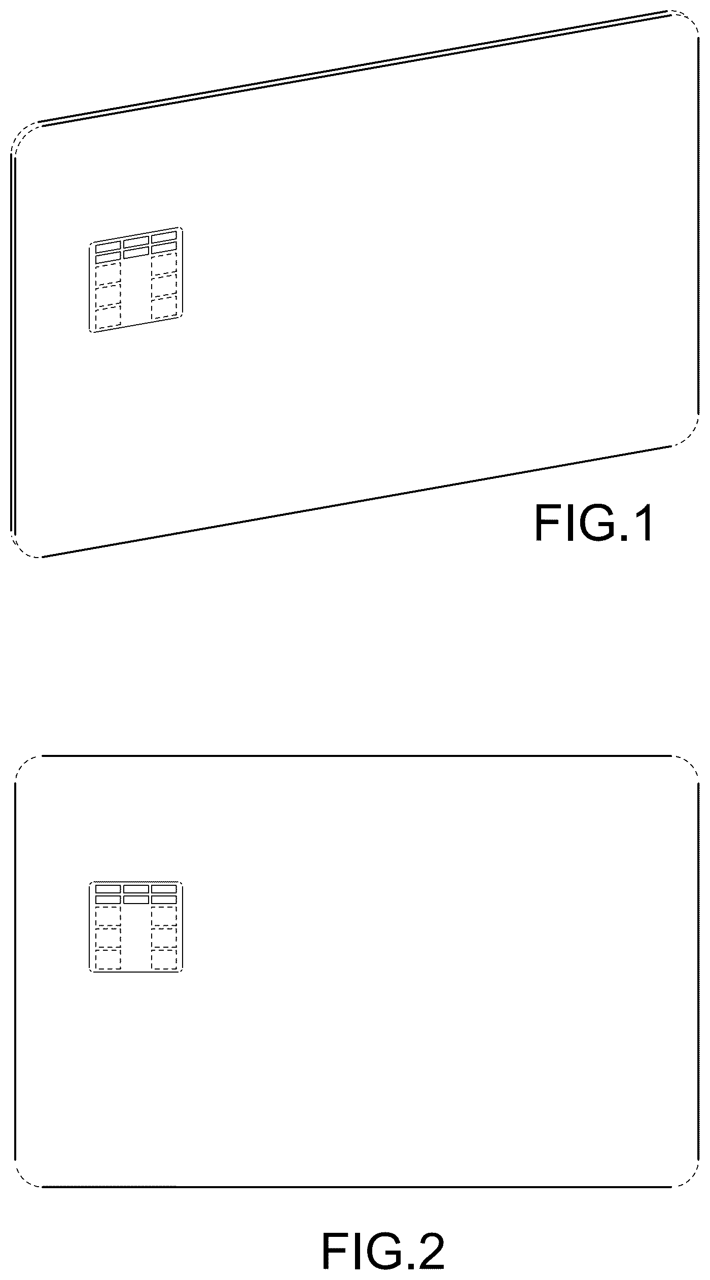 Patent USD1123941 — Smart card interface — Figure 1