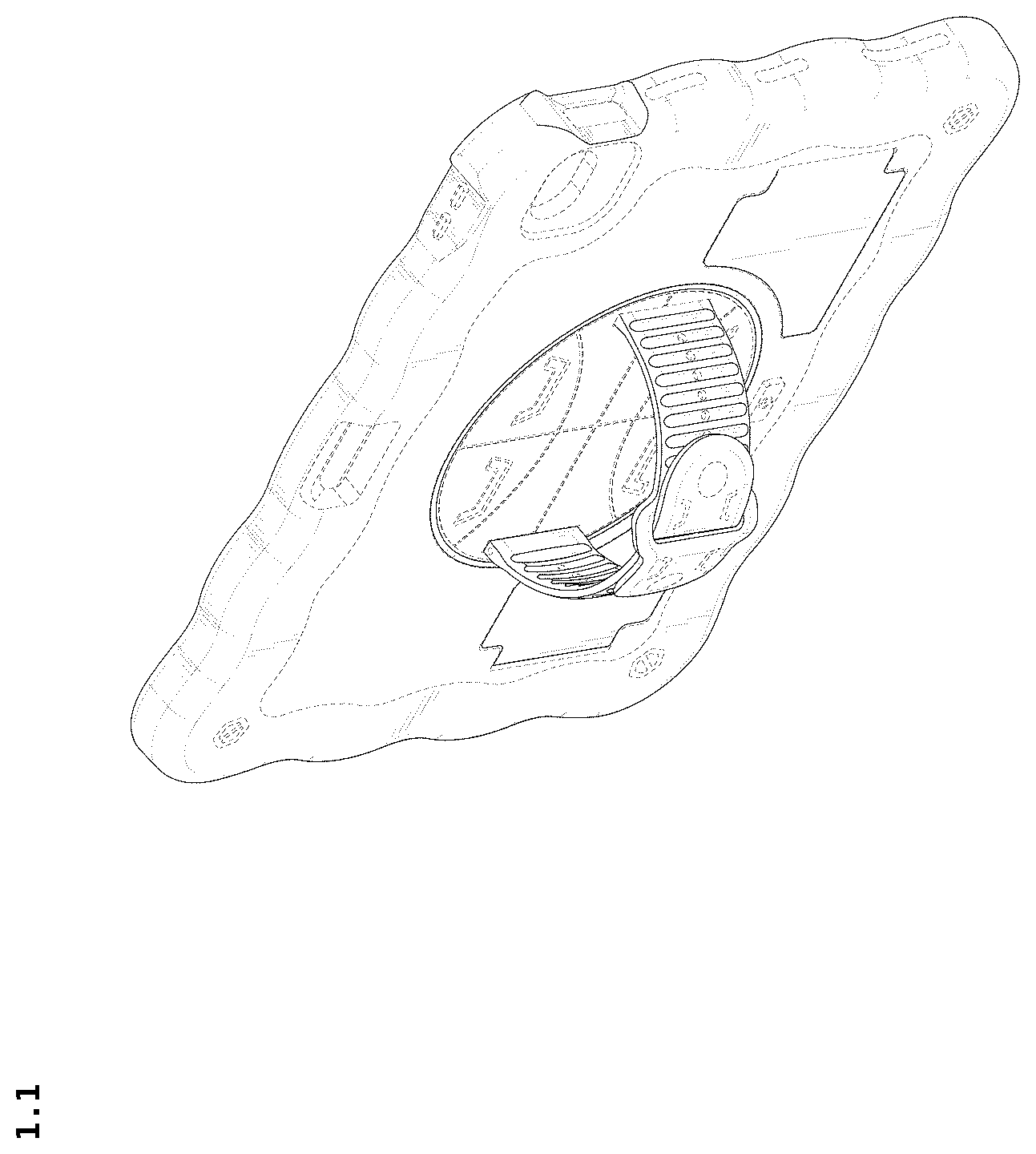 Patent USD1123944 Figure 1 – Tablet case