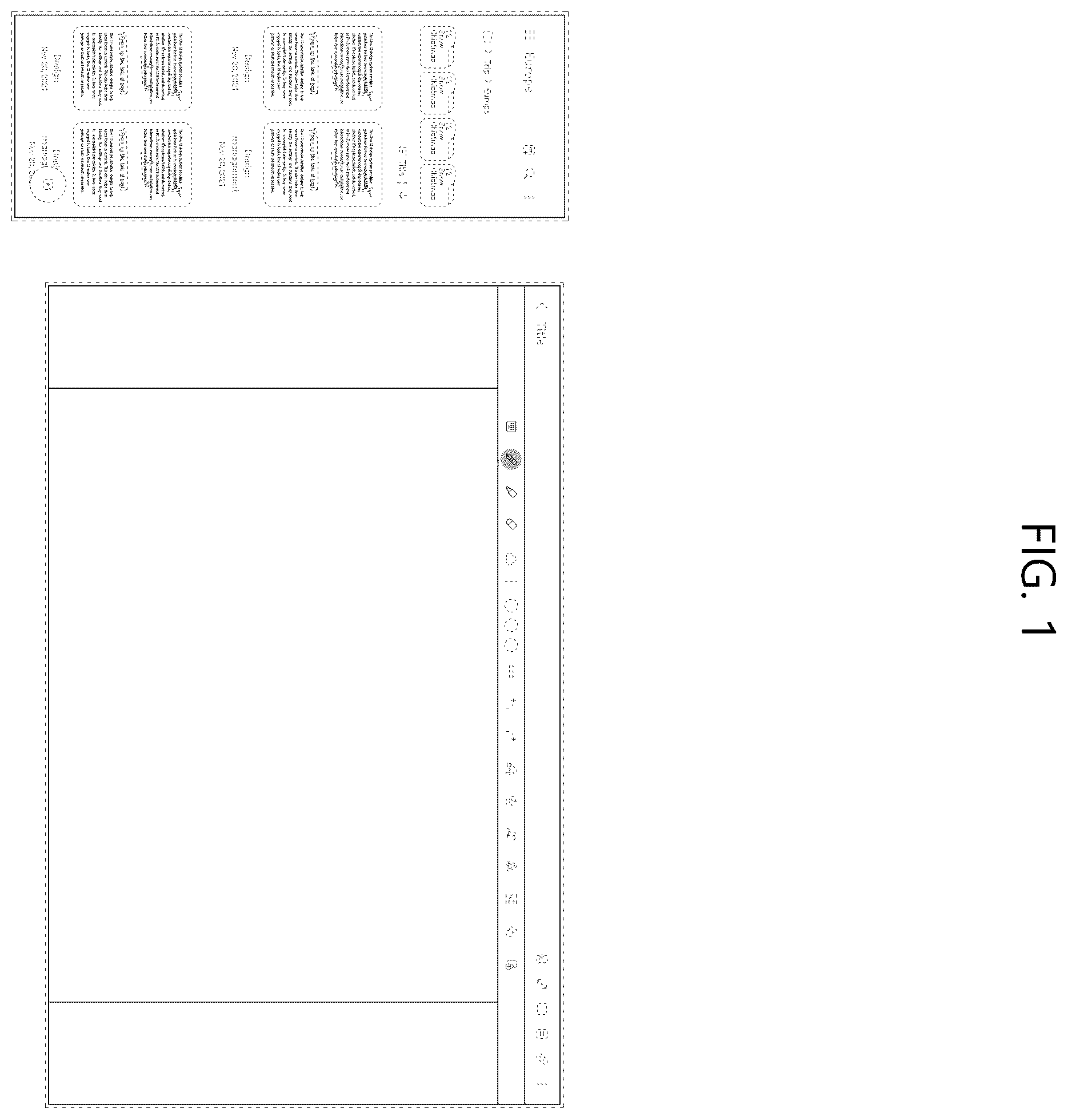 Patent USD1123953 Figure 1 – Pair of display screens or portions thereof with transitional graphical user interface