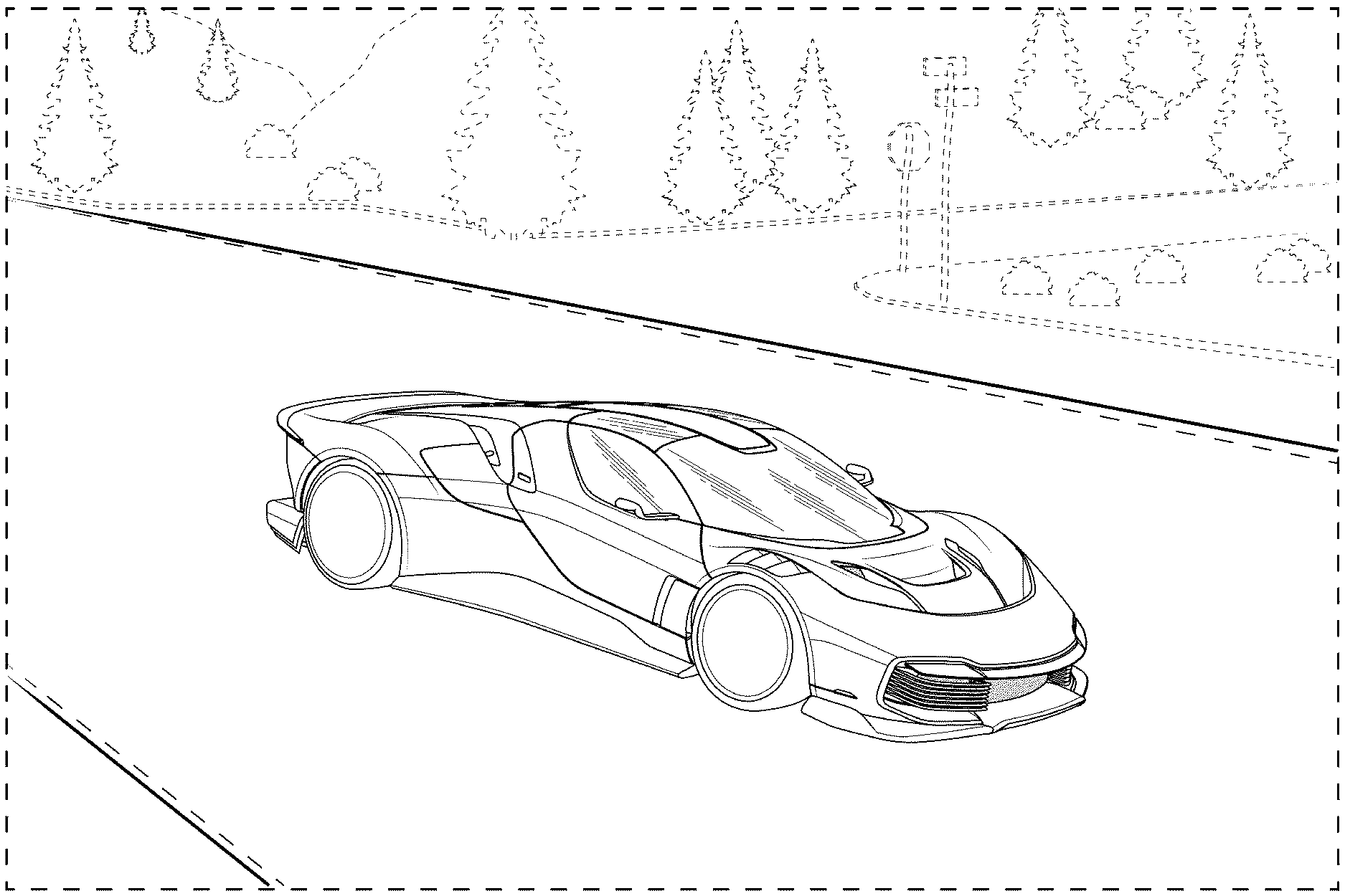 Patent USD1124003 — Display screen with graphical user interface — Figure 1