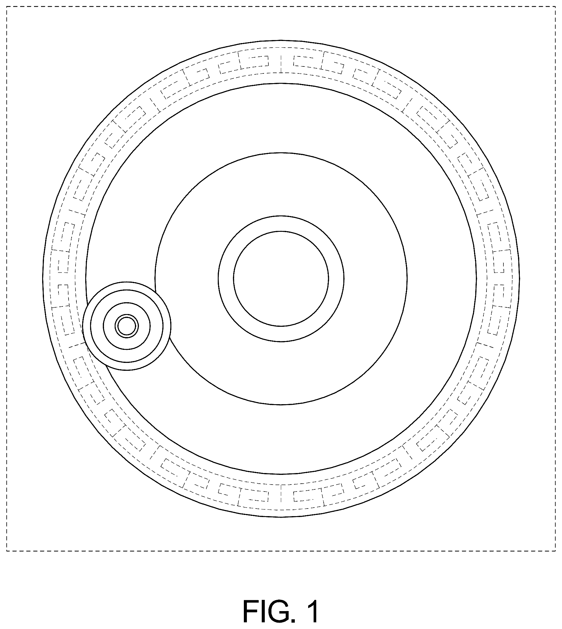 Patent USD1124016 Figure 1 – Display screen or portion thereof with a graphical user interface