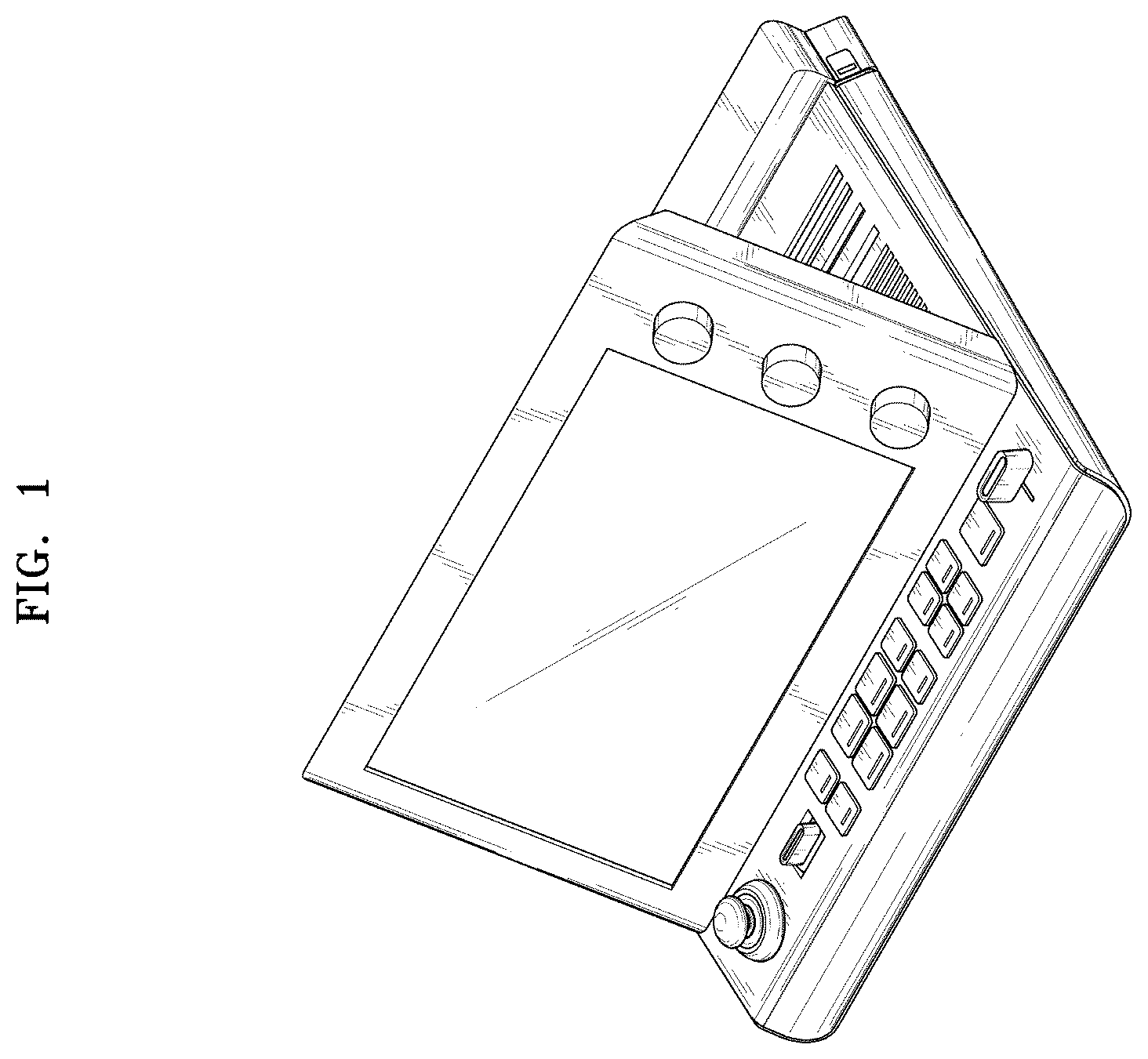Patent USD1124026 Figure 1 – Video processing and transmission device
