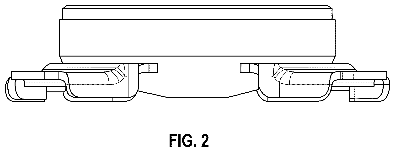 Patent USD1124037 Figure 2 – Base for compressor housing
