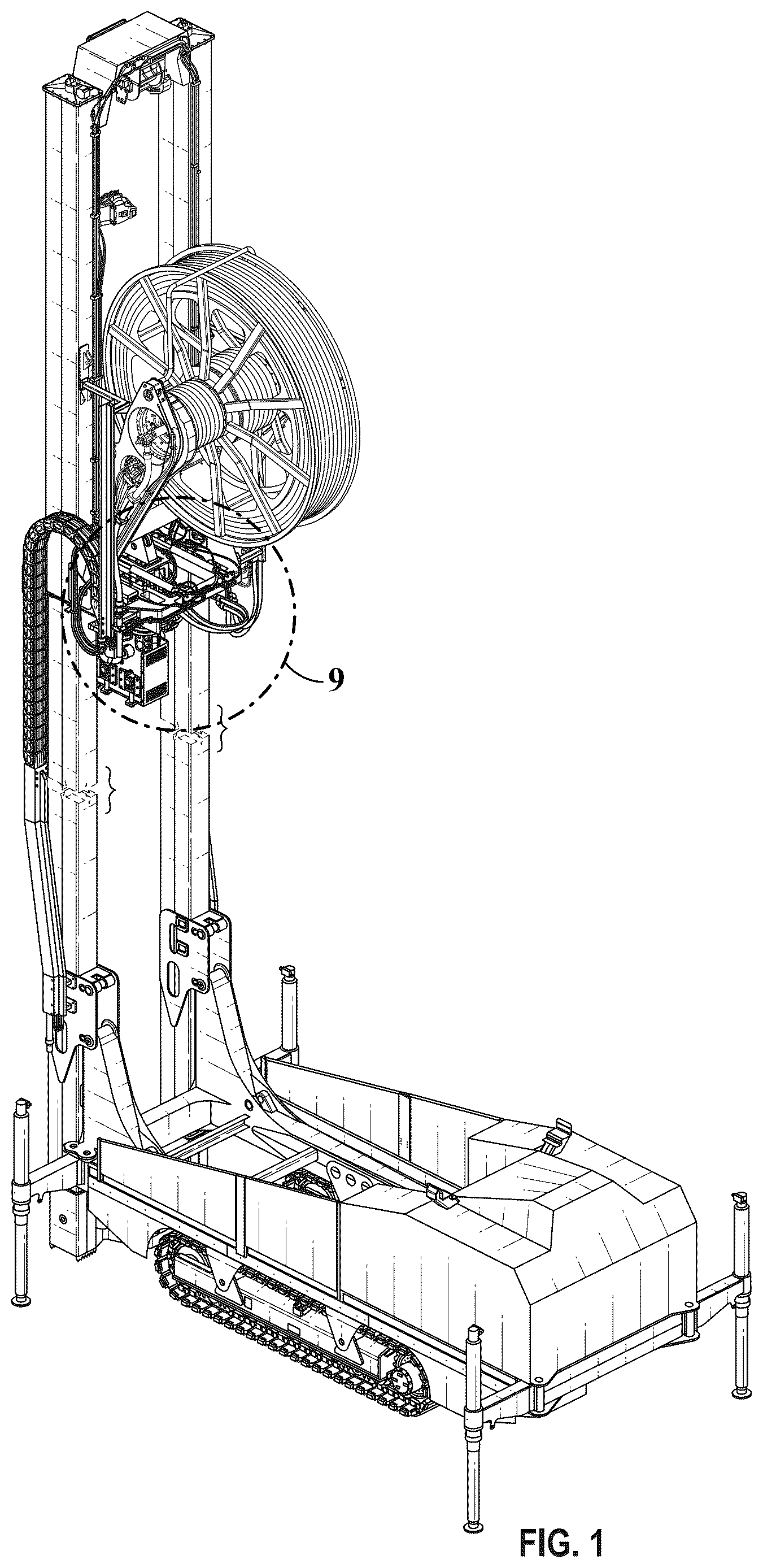 Patent USD1124042 Figure 1 – Drilling apparatus