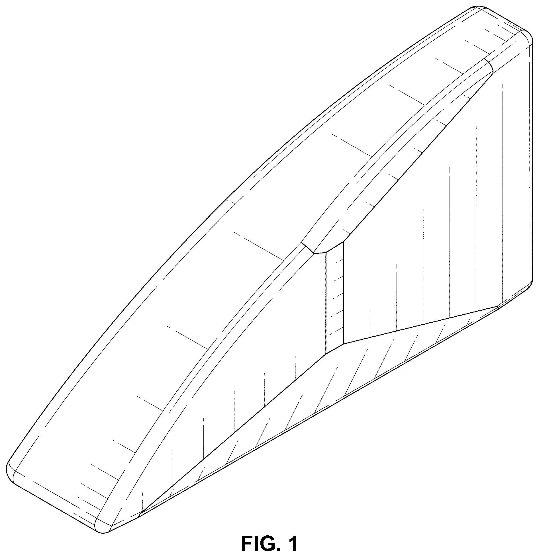Patent USD1124045 — Cutting edge bit for a motor grader — Figure 1
