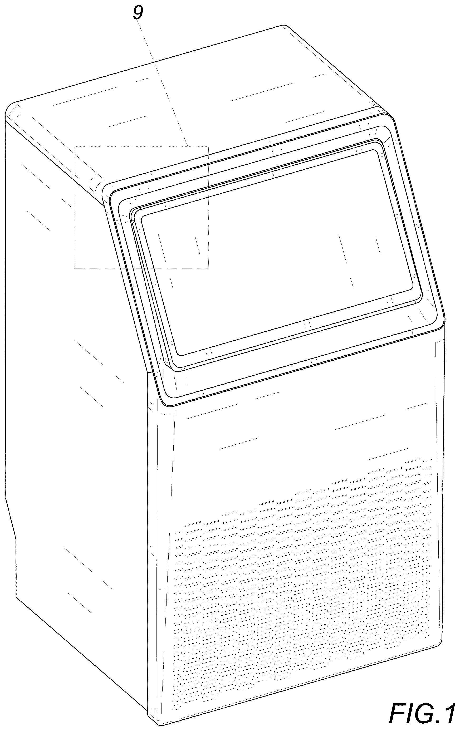 Patent USD1124048 — Ice maker — Figure 1