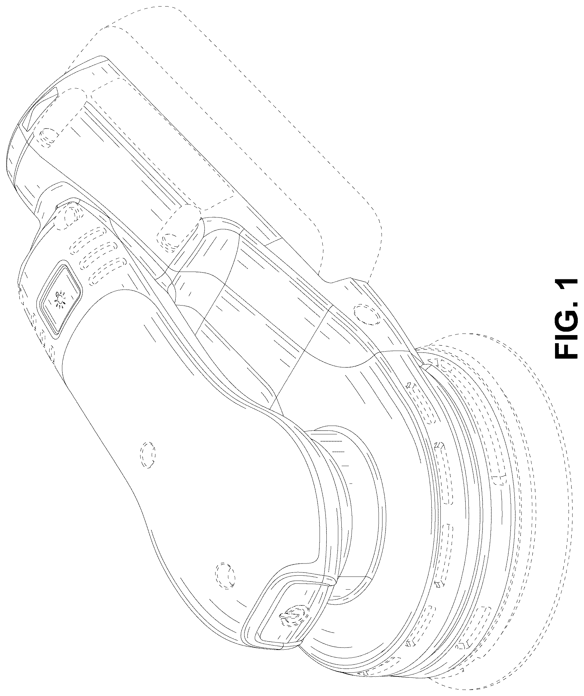 Patent USD1124059 — Grinding machine — Figure 1