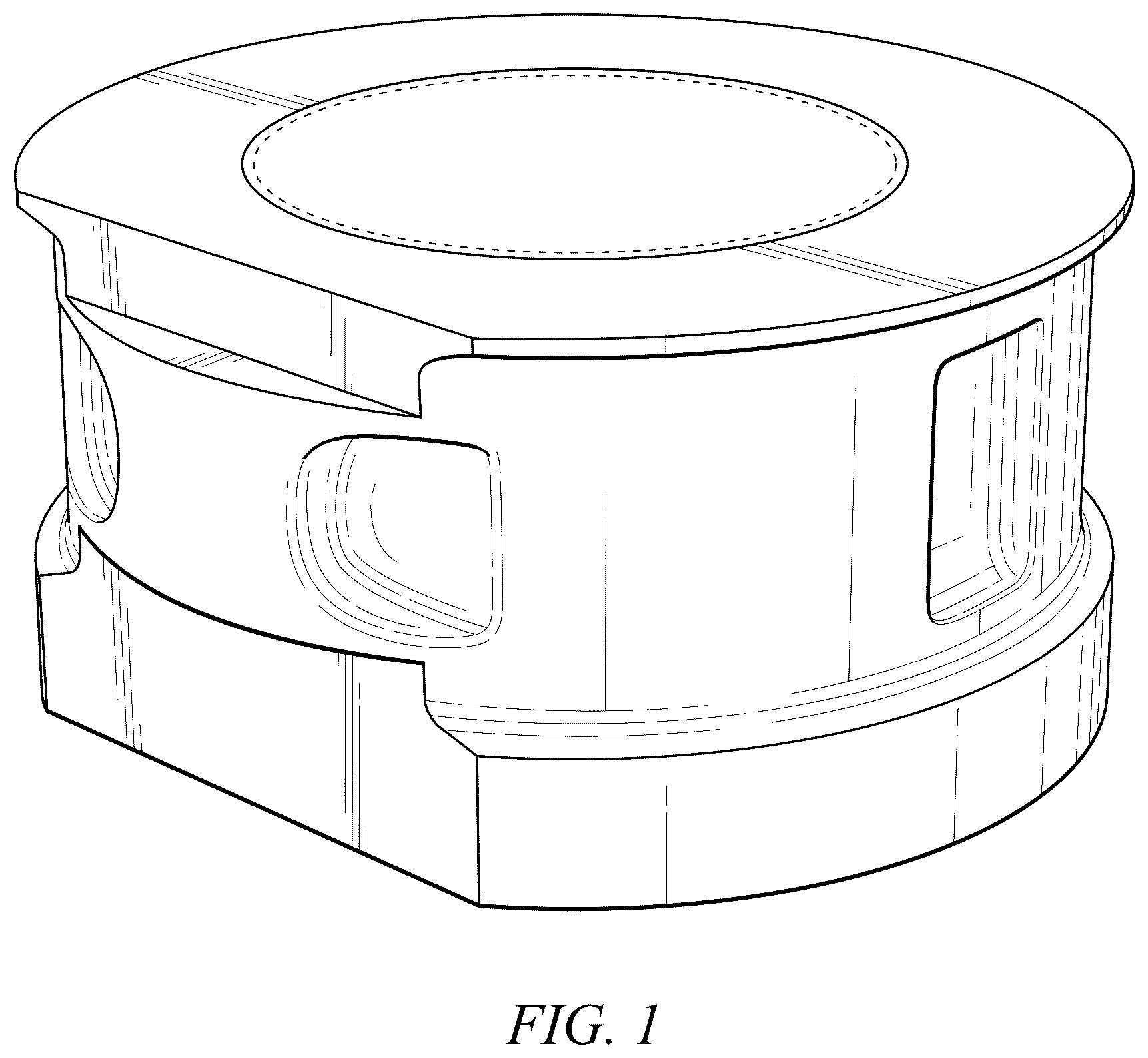 Patent USD1124061 — Tube mold — Figure 1