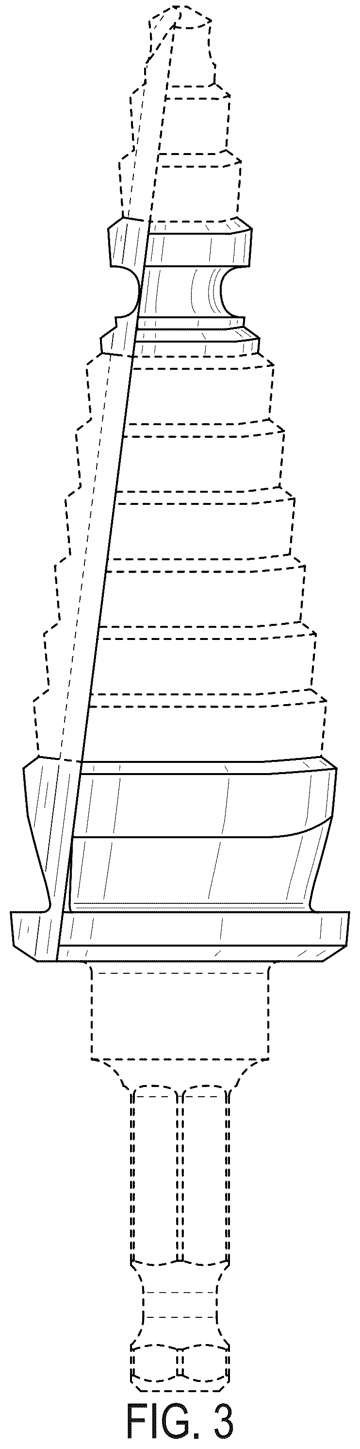 Patent USD1124063 Figure 3 – Step drill bit