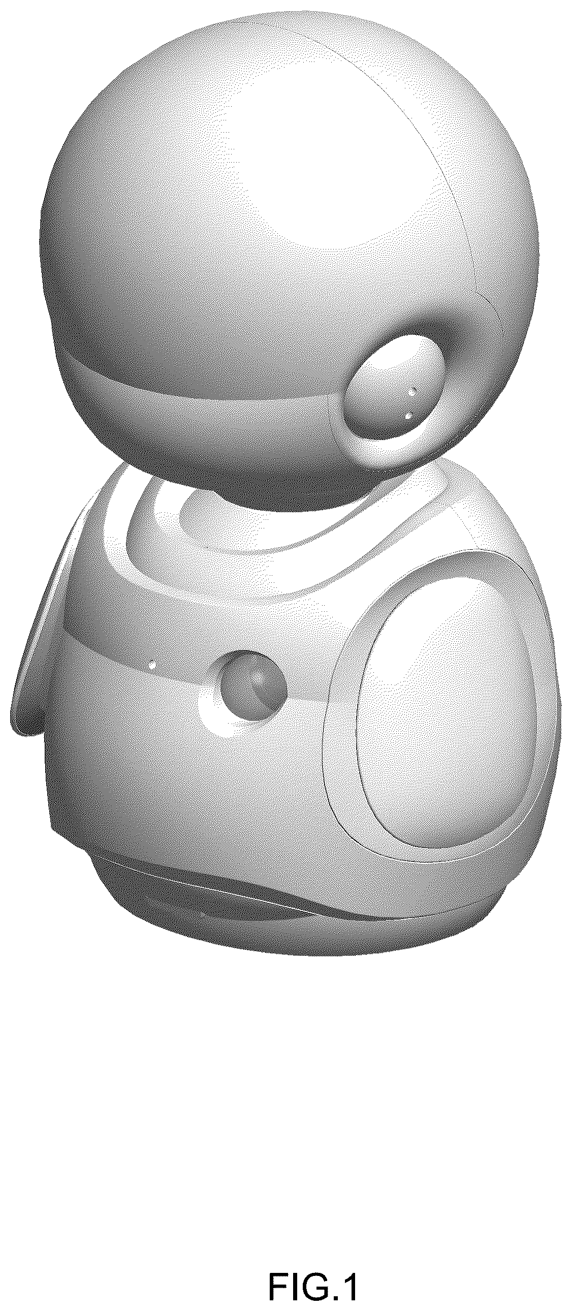 Patent USD1124077 — Robot — Figure 1