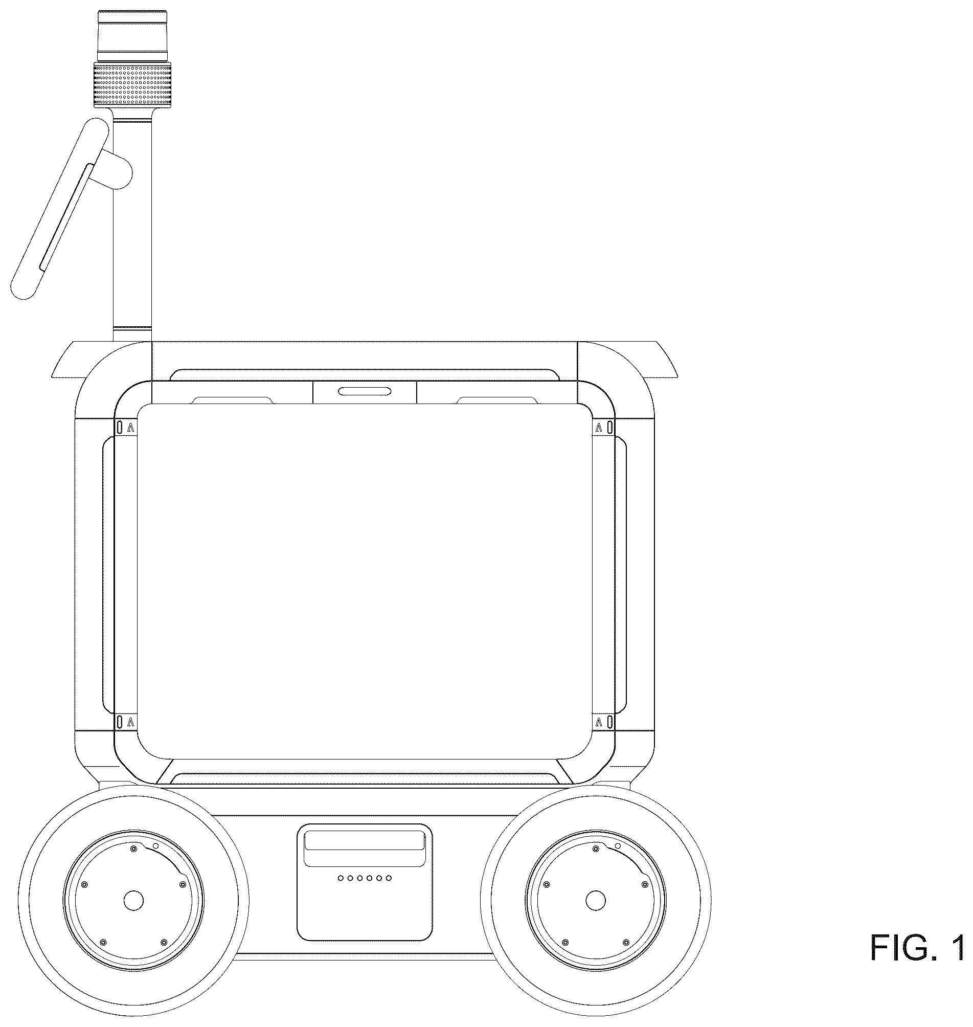 Patent USD1124078 — Mobile robot — Figure 1