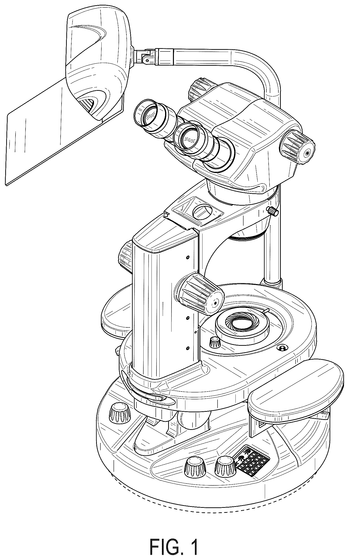 Patent USD1124083 — Microscope — Figure 1