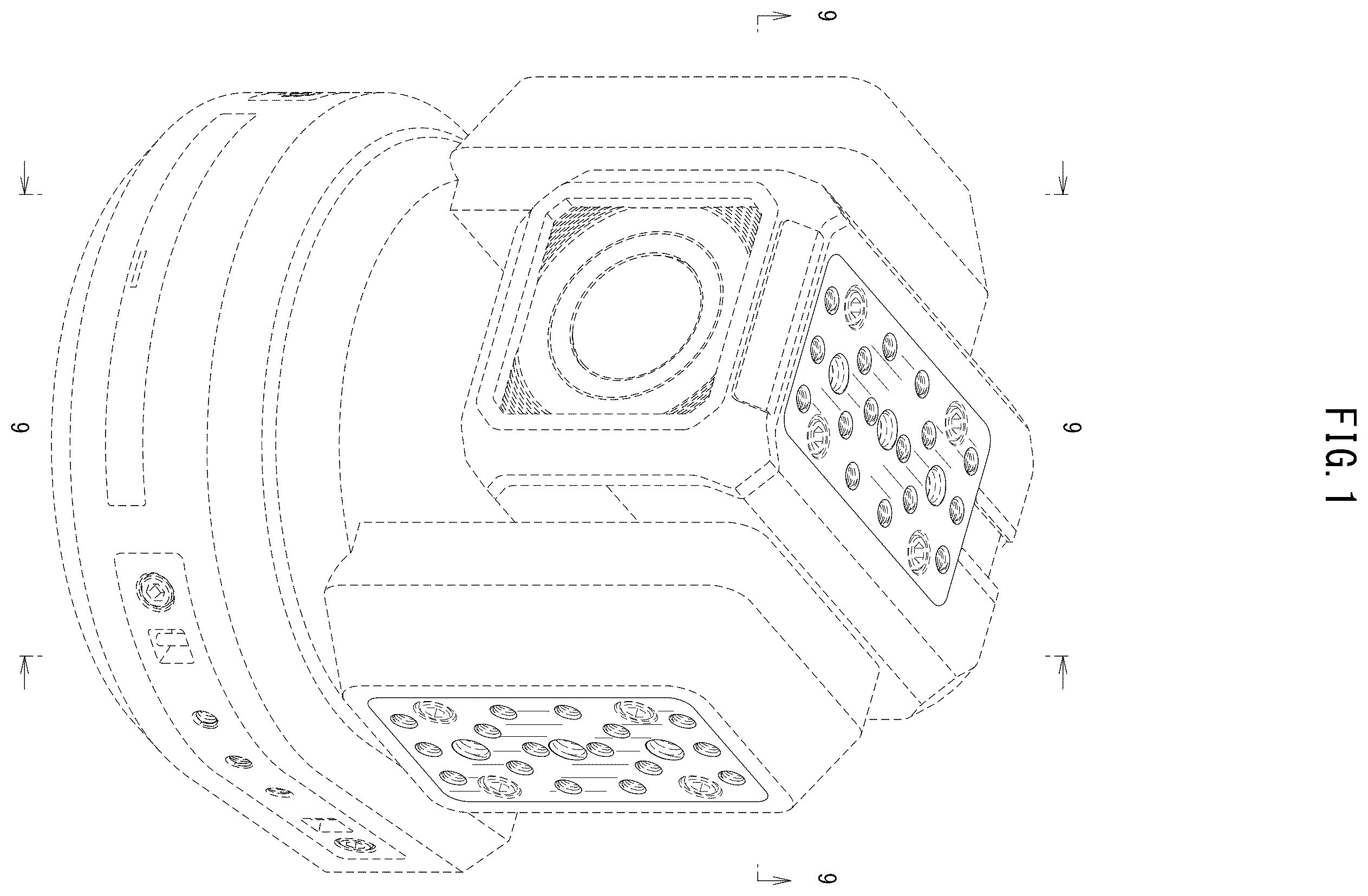 Patent USD1124086 Figure 1 – Video camera