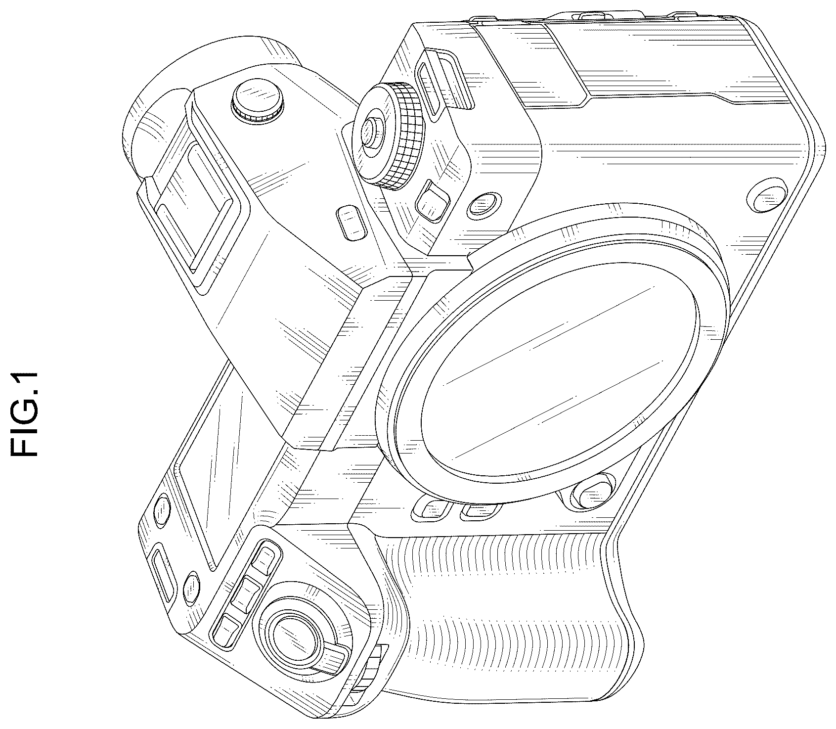 Patent USD1124093 — Digital camera — Figure 1
