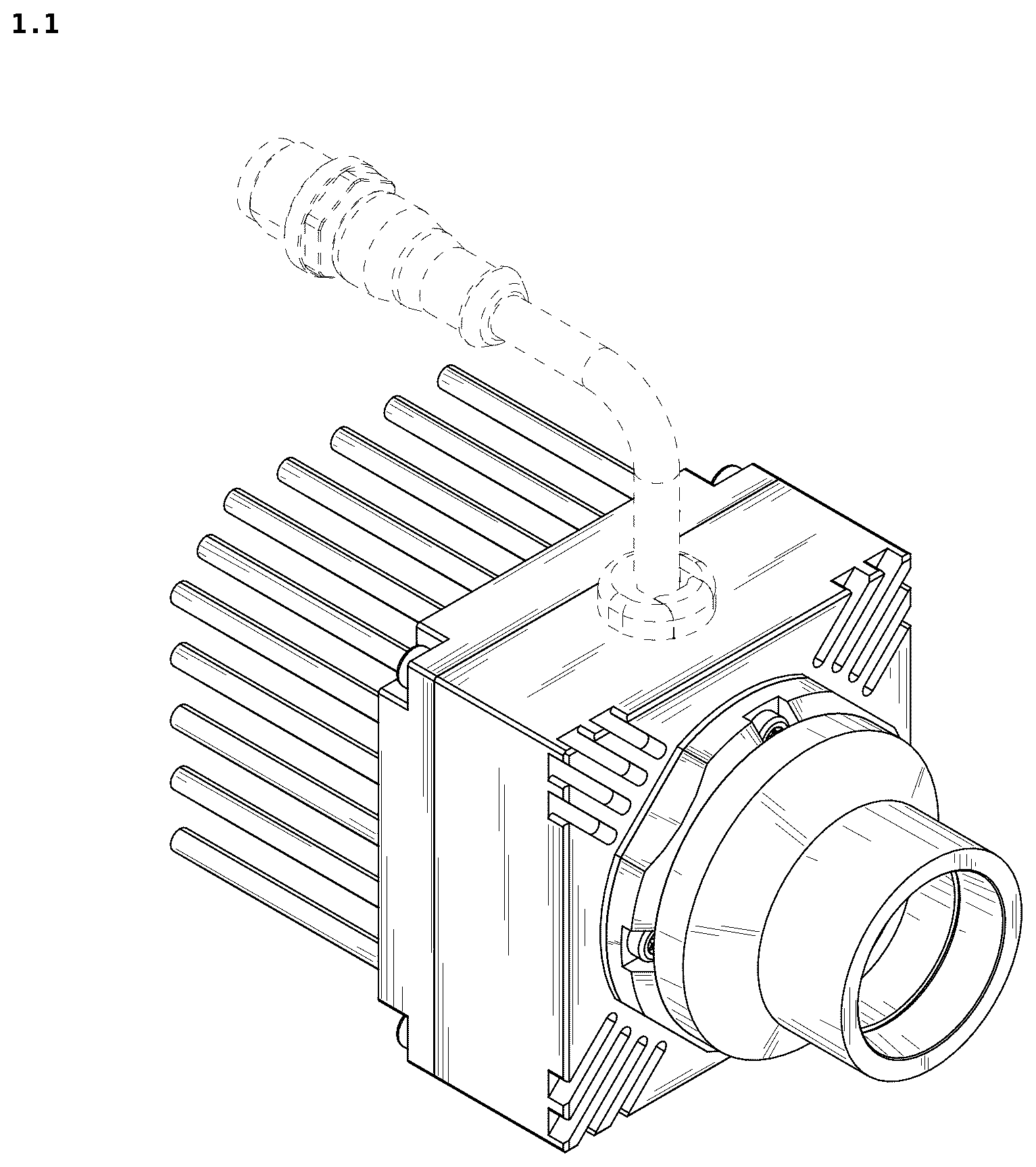 Patent USD1124094 Figure 1 – Industrial camera